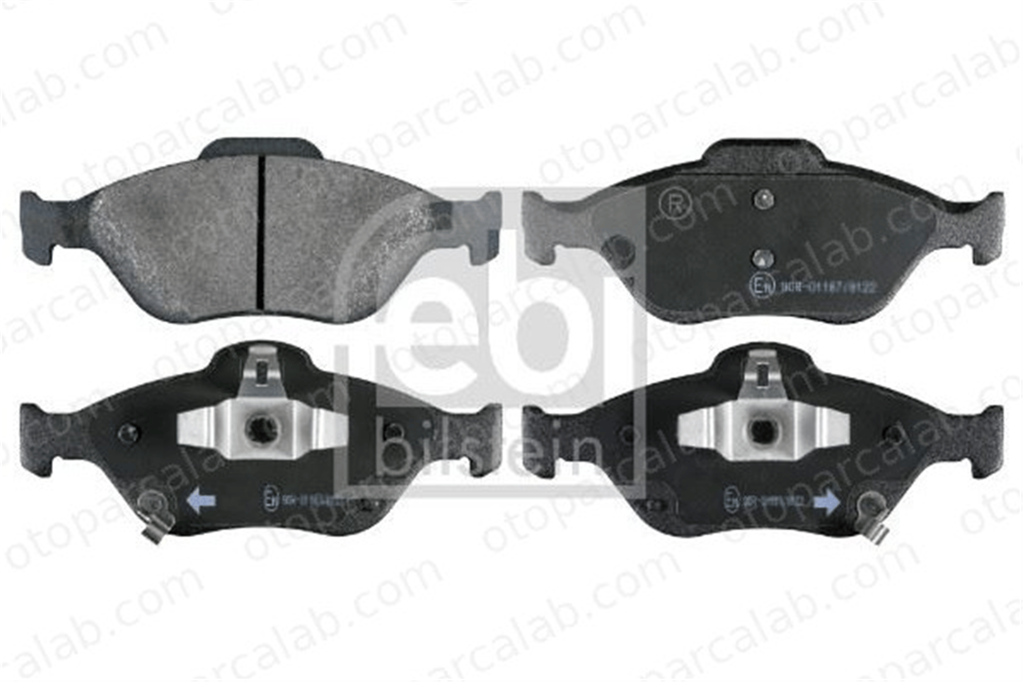 FEBI BILSTEIN 116402 Fren Disk Balata Ön TOYOTA YARIS YARIS Kasa/eğik arka 44650D120 04465-0D120
