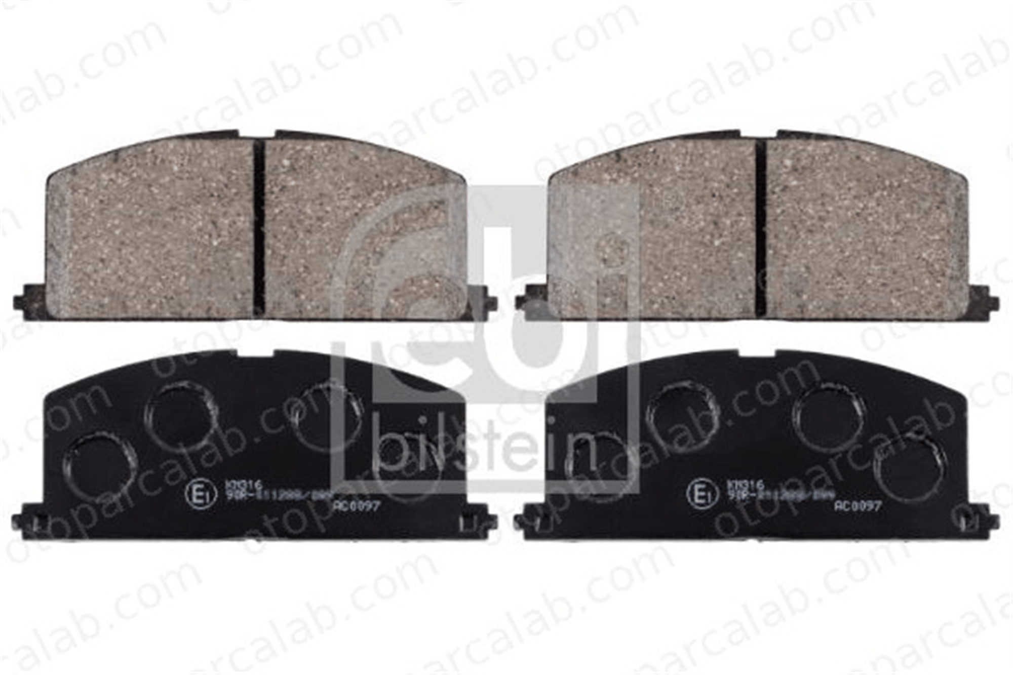 FEBI BILSTEIN 16581 Fren Disk Balata Ön TOYOTA COROLLA COROLLA Liftback 449112231 0449112231