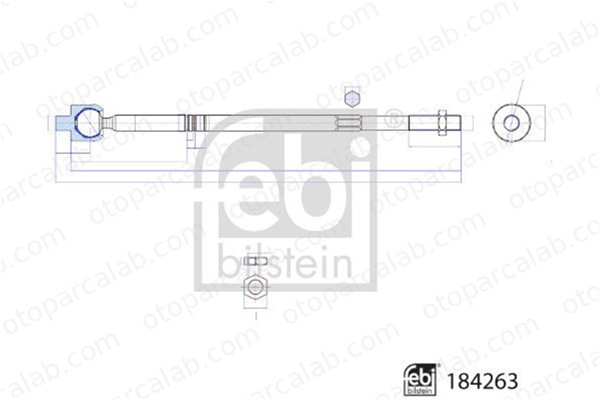 FEBI BILSTEIN 184263 Rot Mili Sol VW ID.3 CUPRA BORN 1EA423810B