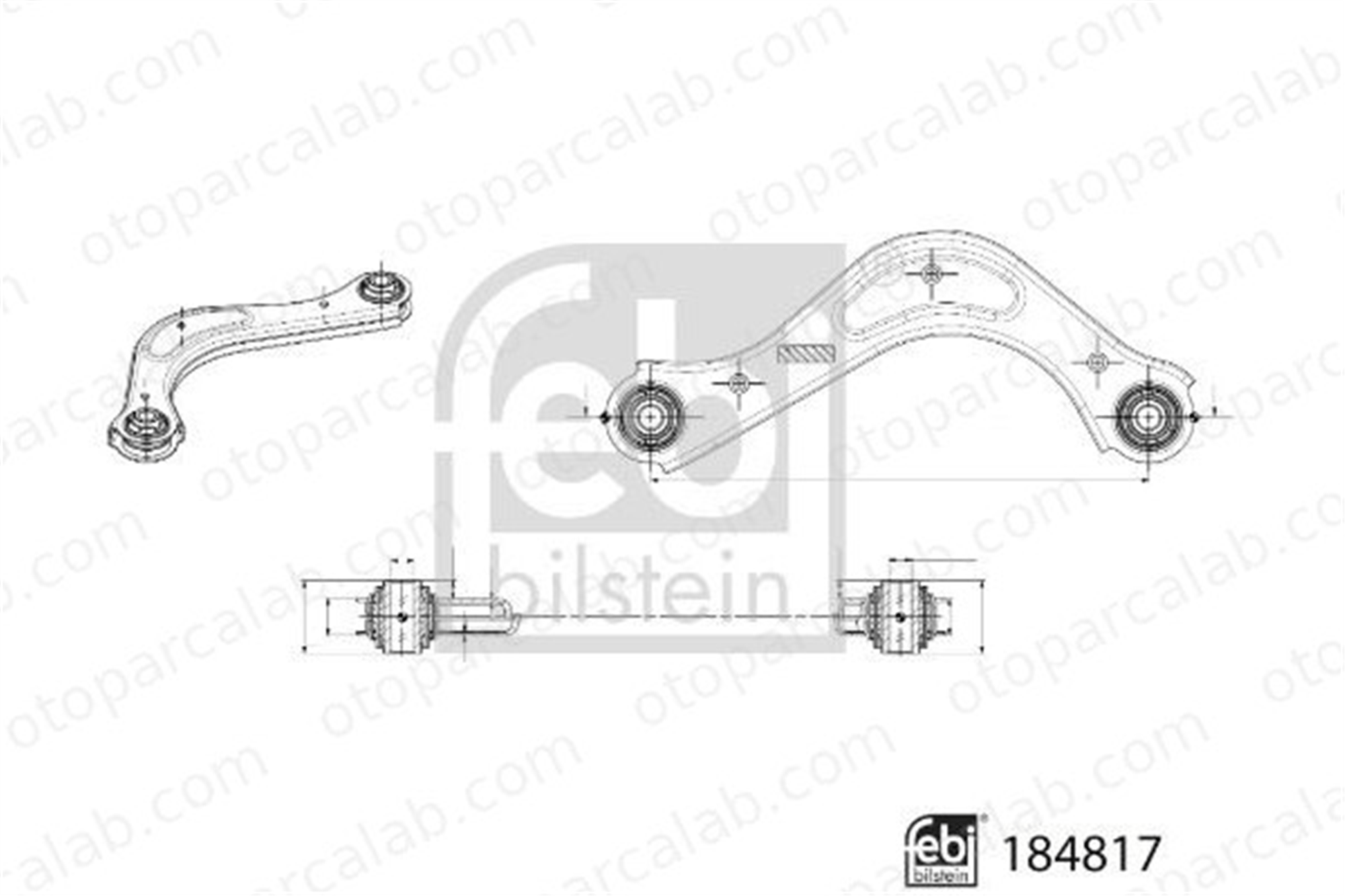 FEBI BILSTEIN 184817 Salıncak Arka Üst Sol HYUNDAI KONA KIA SELTOS 55120J9500
