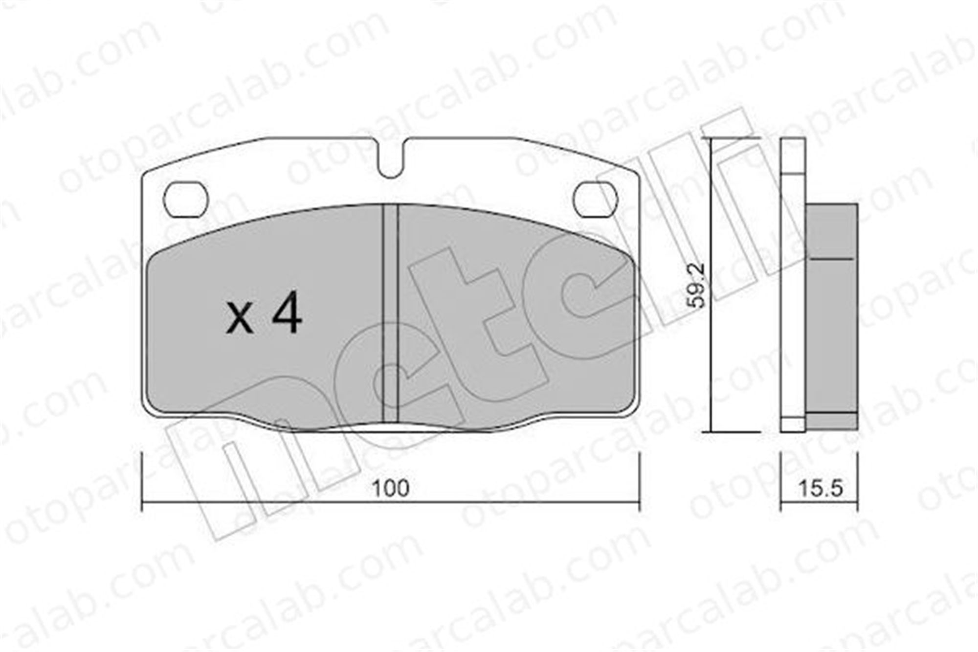 FERBE 15100 Fren Disk Balata Ön OPEL KADETT E Hatchback KADETT E 1605536 1605463
