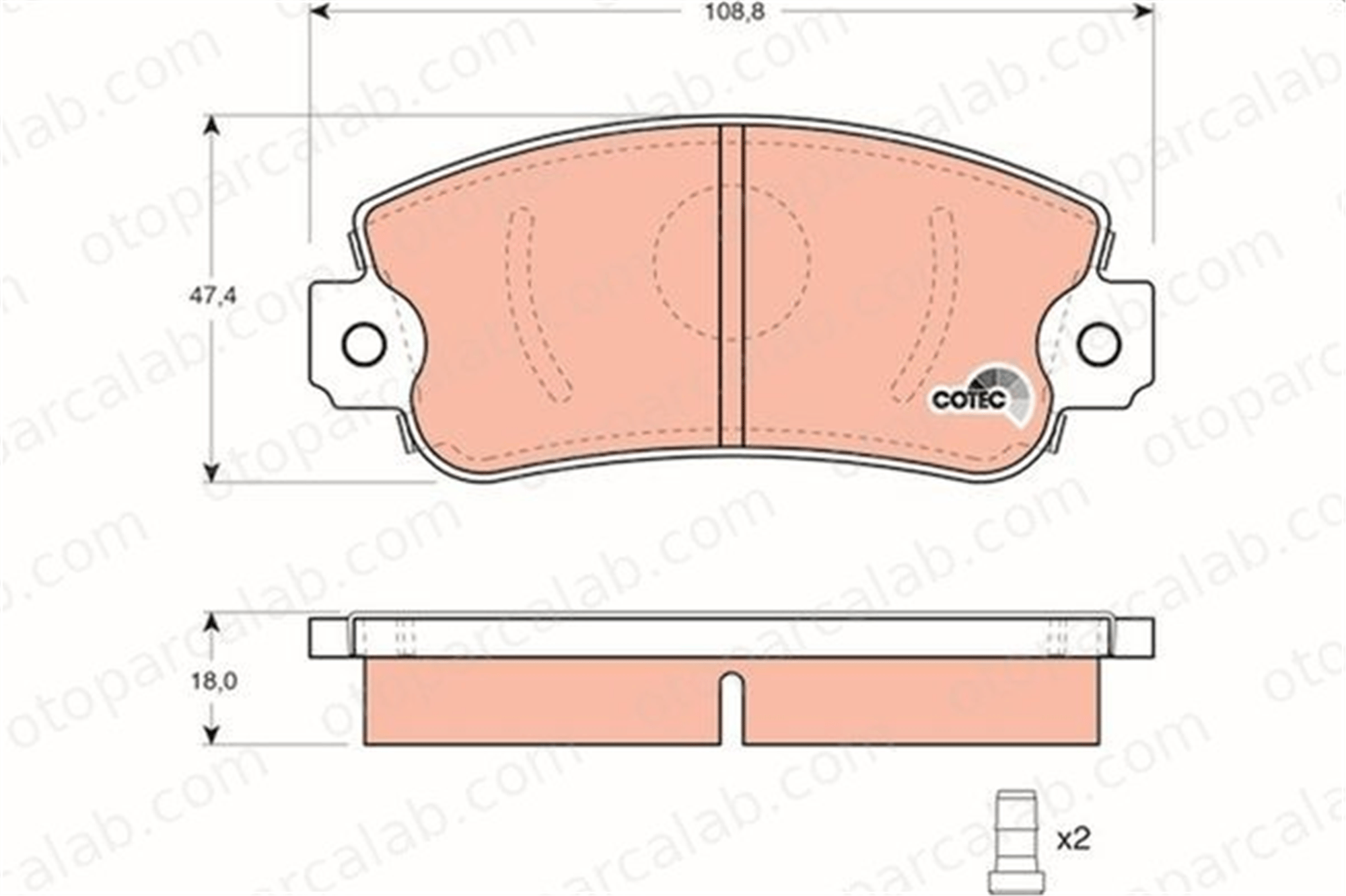 FERBE 16200 Fren Disk Balata Ön FIAT UNO PANDA 792589 5951671