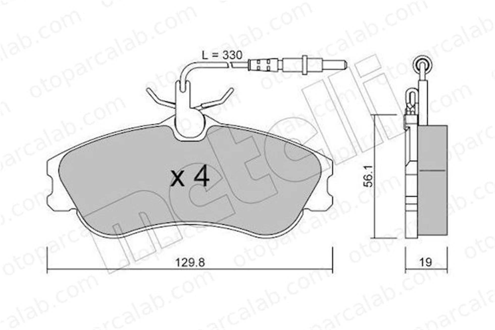 FERBE 27600 Fren Disk Balata Ön CITROËN XSARA Break XSARA 425154 1611335080