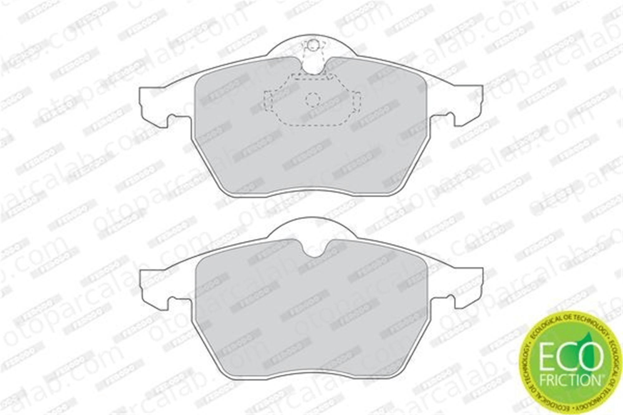 FERODO FDB1068 Fren Disk Balata Ön OPEL VECTRA B Station wagon VECTRA B 1605036 90512037