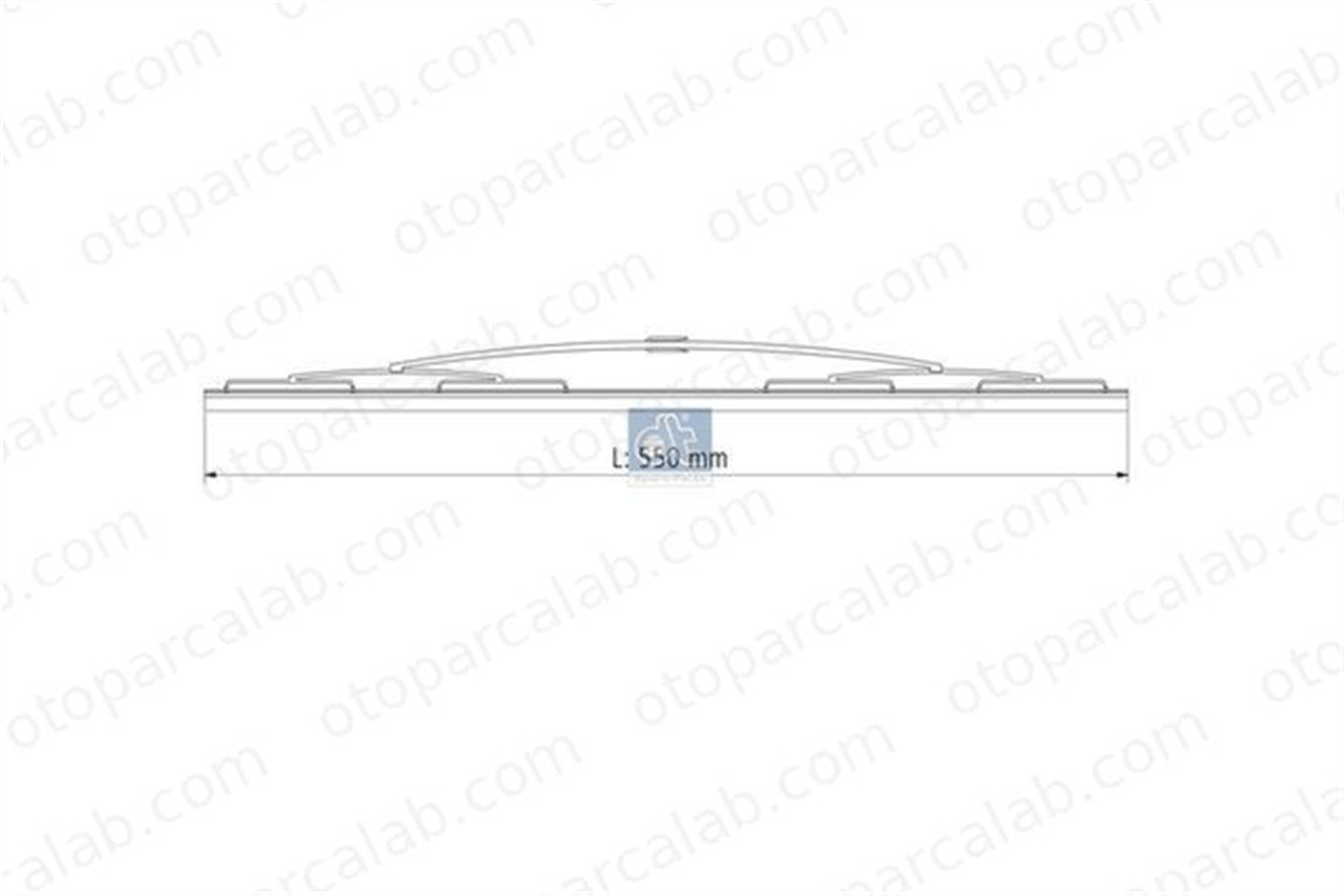 FIAT ORJINAL 1341500080 Silecek Süpürgesi Ön FIAT DUCATO Panelvan/Van DUCATO Minibüs/Otobüs 1341500080 1333516080