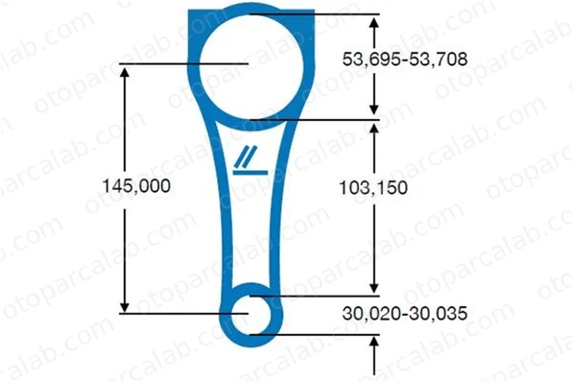 FIAT ORJINAL 155253428 Piston Kolu CITROËN C4 GRAND PICASSO I C4 II 155253428 603C5