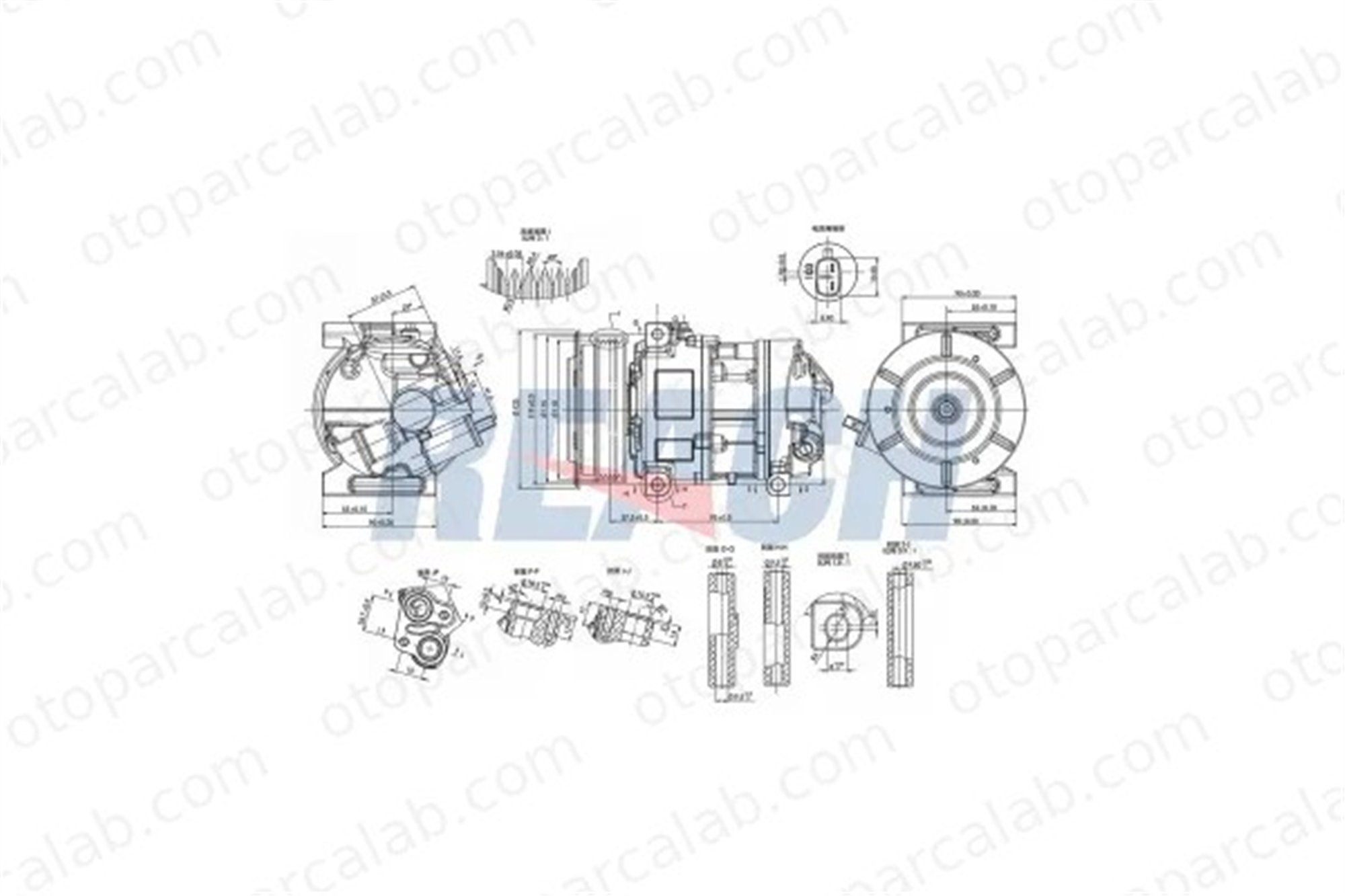 FIAT ORJINAL 50541342 Klima Kompresörü 0