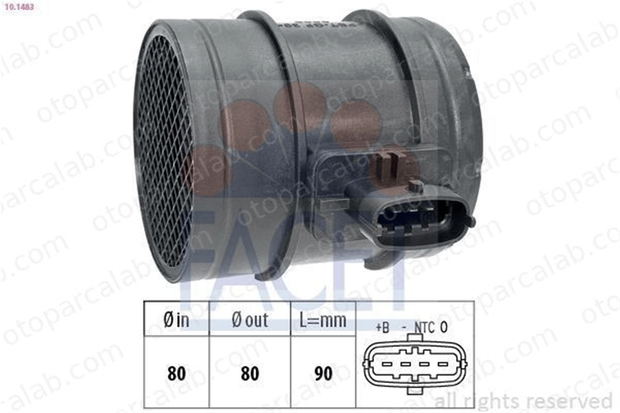 FIAT ORJINAL 51792729 Hava Debimetresi IVECO DAILY IV Platform şasi DAILY III Panelvan/Van 51792729 55208726
