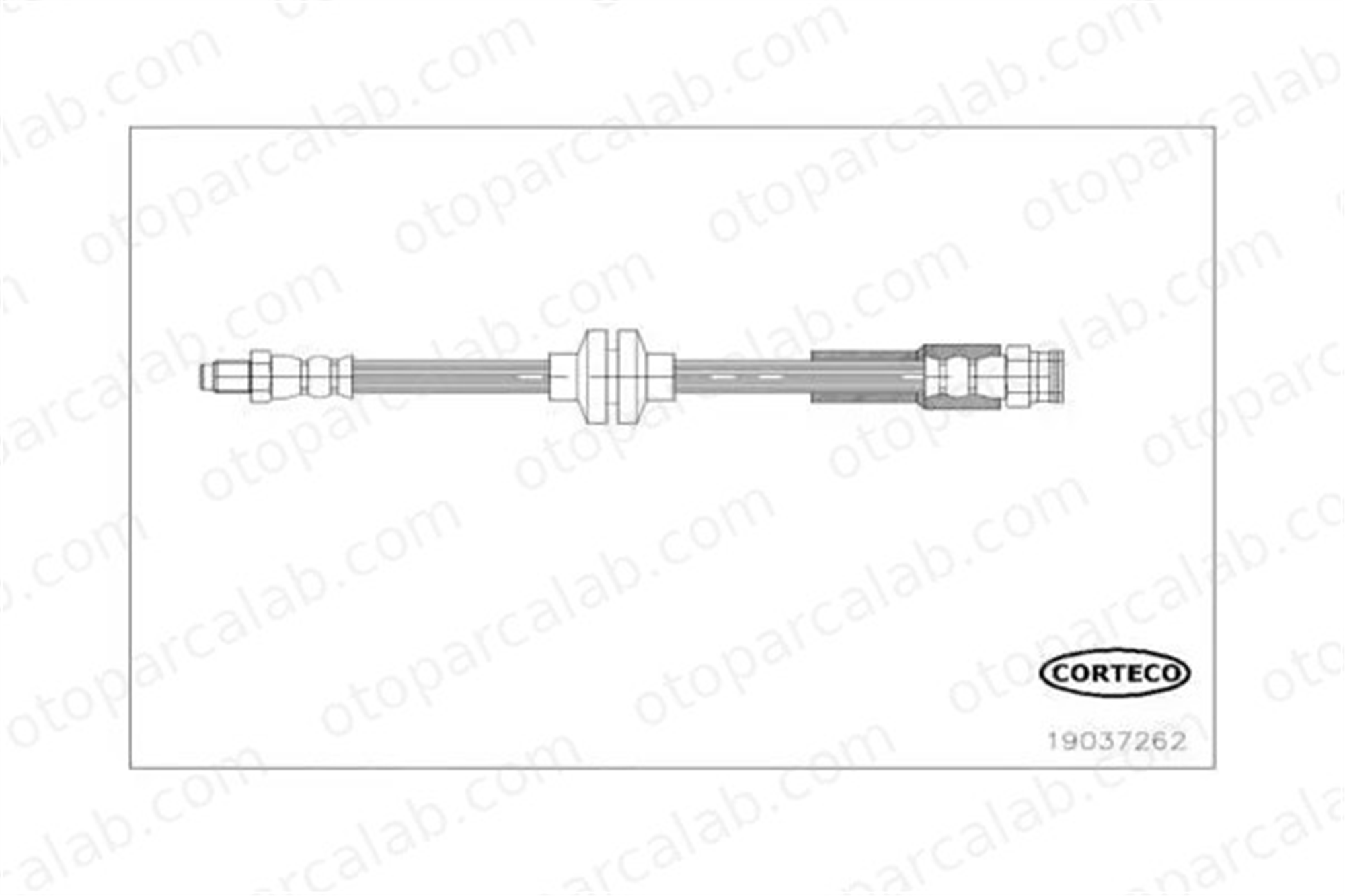 FIAT ORJINAL 51805325 Fren Hortumu Ön Sağ veya Sol ALFA ROMEO MITO ABARTH GRANDE PUNTO 51805325
