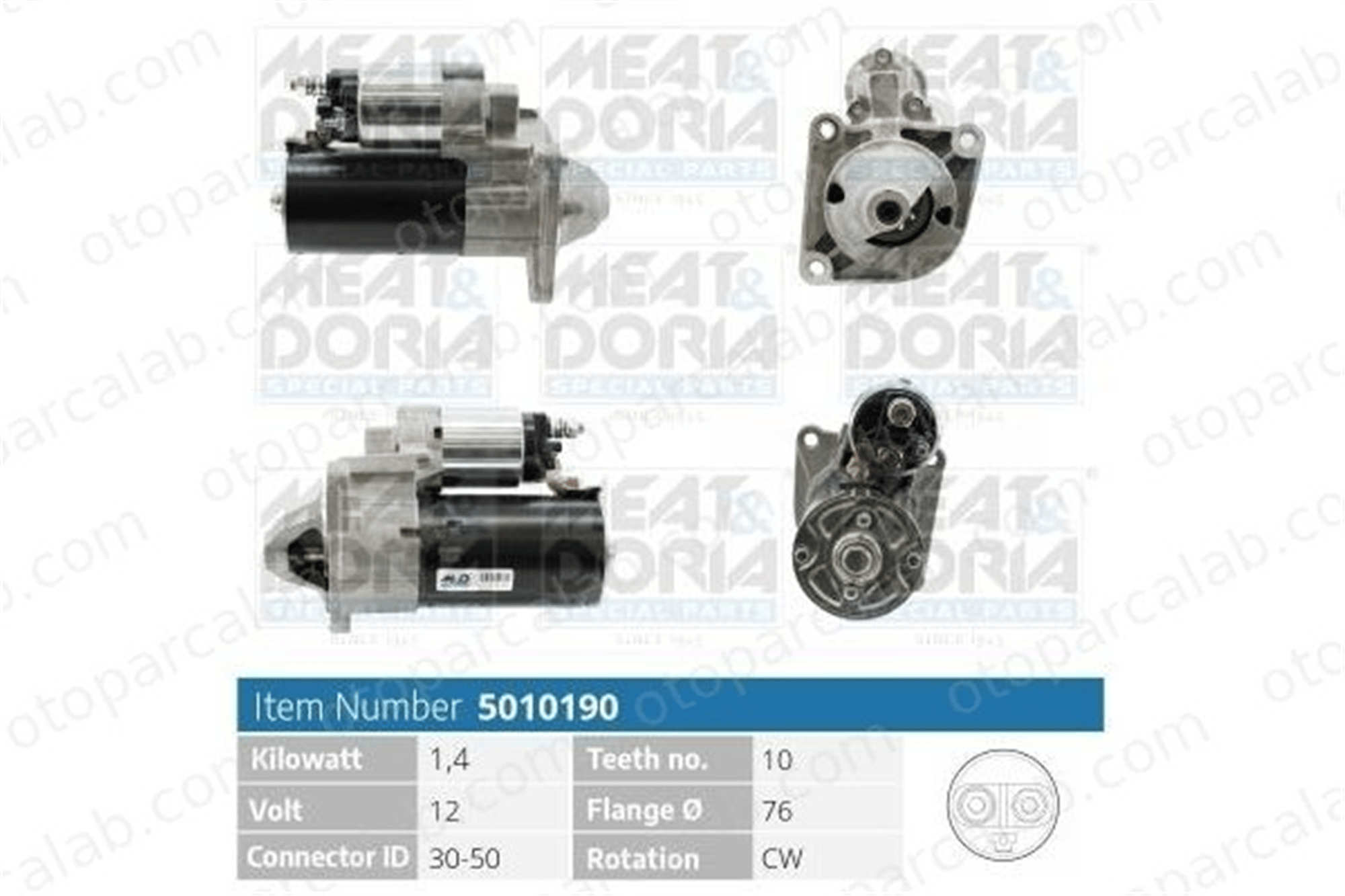 FIAT ORJINAL 51808557 Marş Dinamosu FIAT FREEMONT DOBLO Cargo 51808557 51787218
