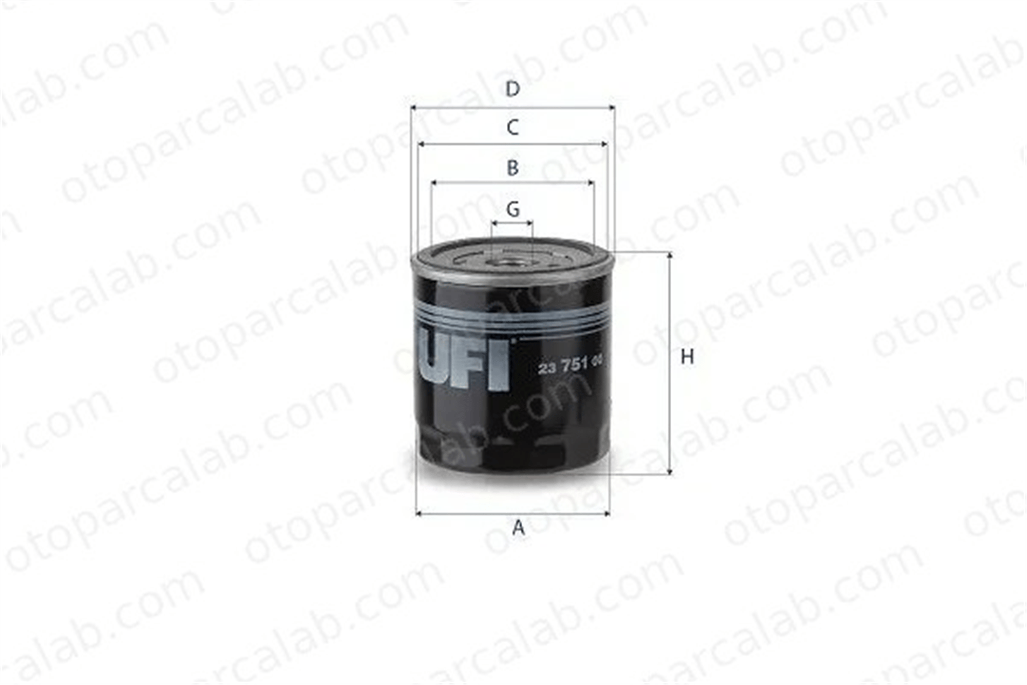 FIAT ORJINAL 6000633313 Yağ Filtresi FIAT 500X CITROËN JUMPER Platform şasi 6000633313 68322700AA
