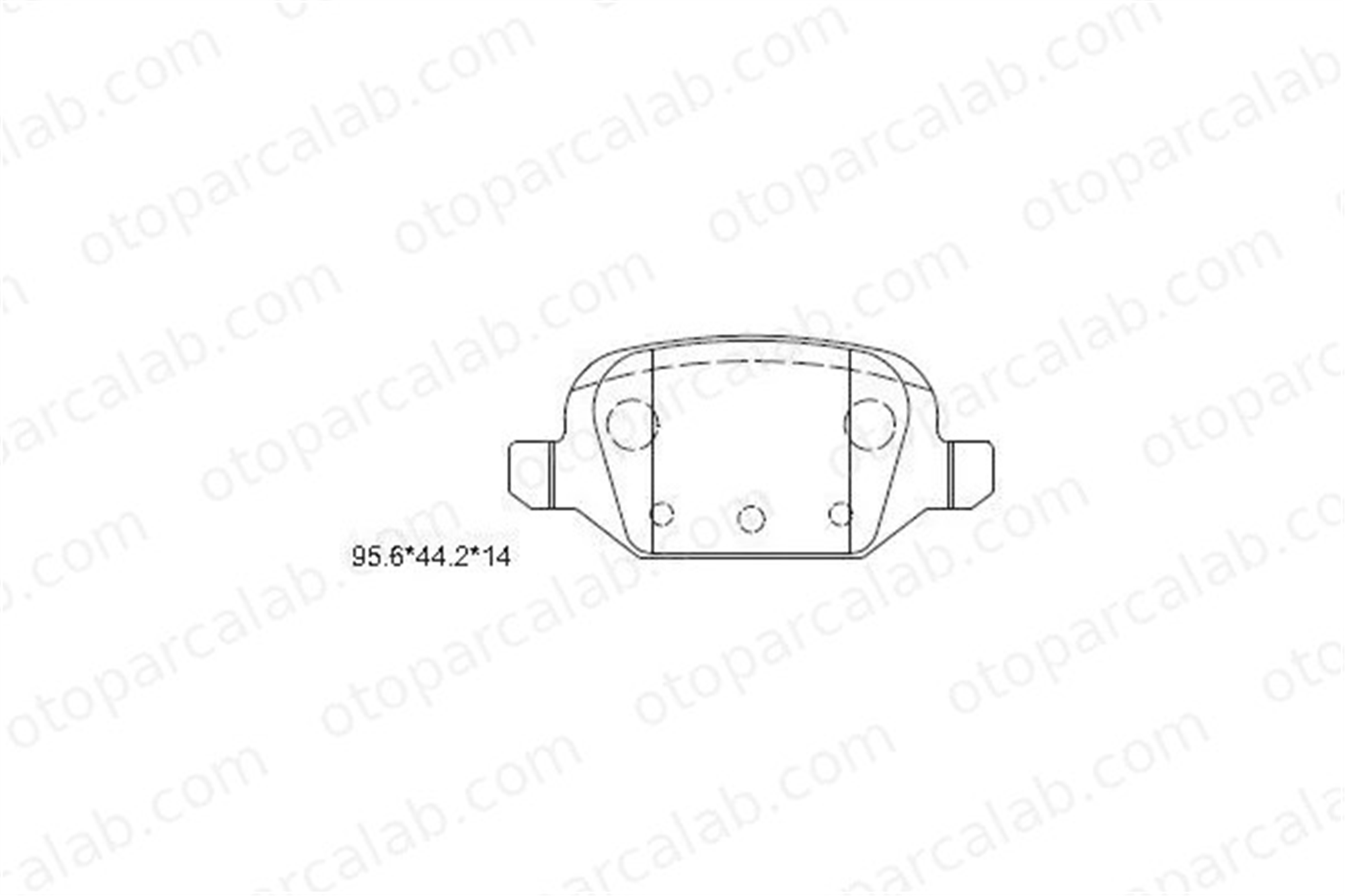 FIAT ORJINAL 77364023 El Fren Balatası Arka ALFA ROMEO 147 FIAT DUCATO Panelvan/Van 77364023 9951222
