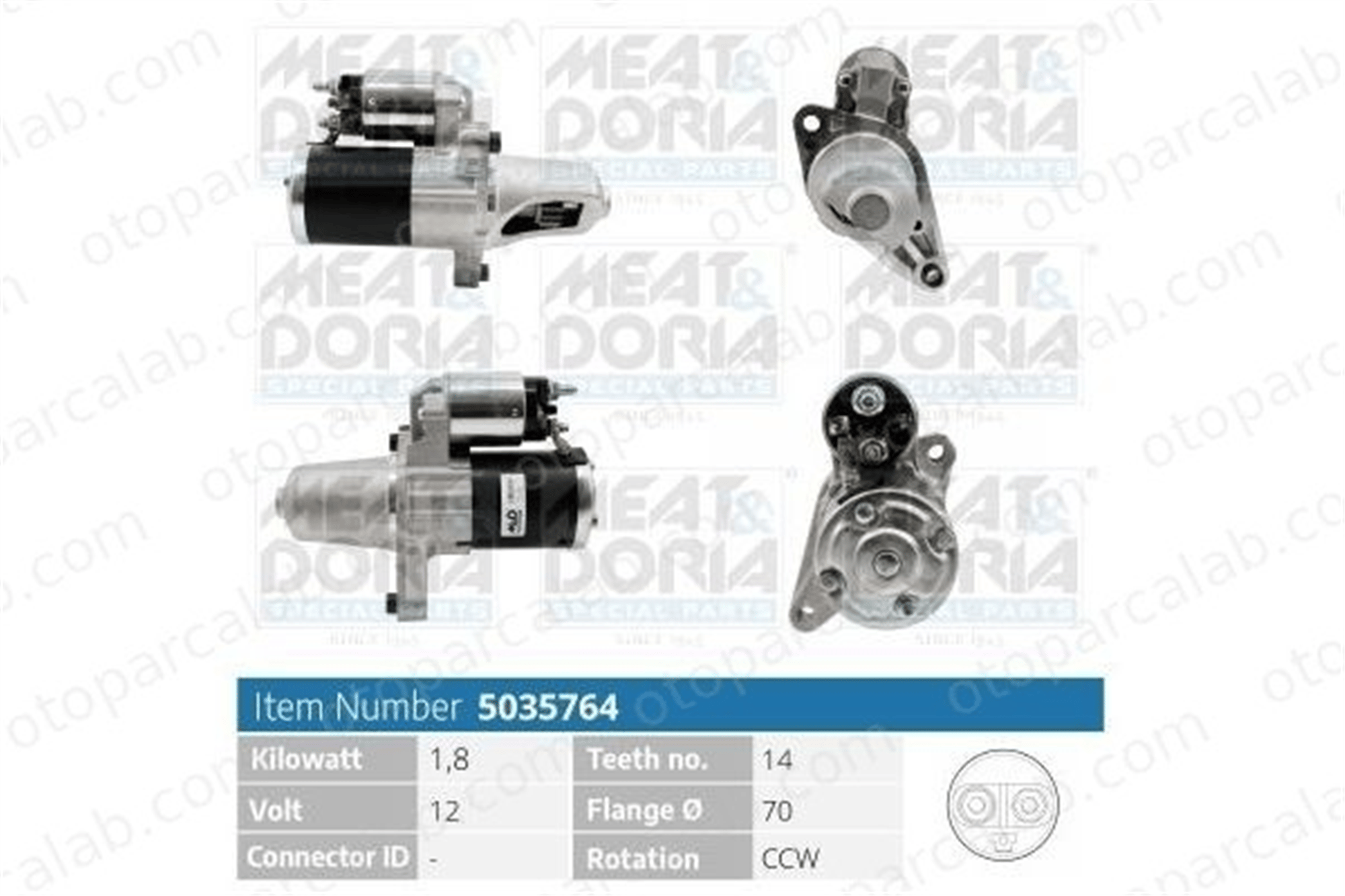 FIAT ORJINAL K04801830AC Marş Dinamosu JEEP COMPASS DODGE CALIBER K04801830AC 4801830AC