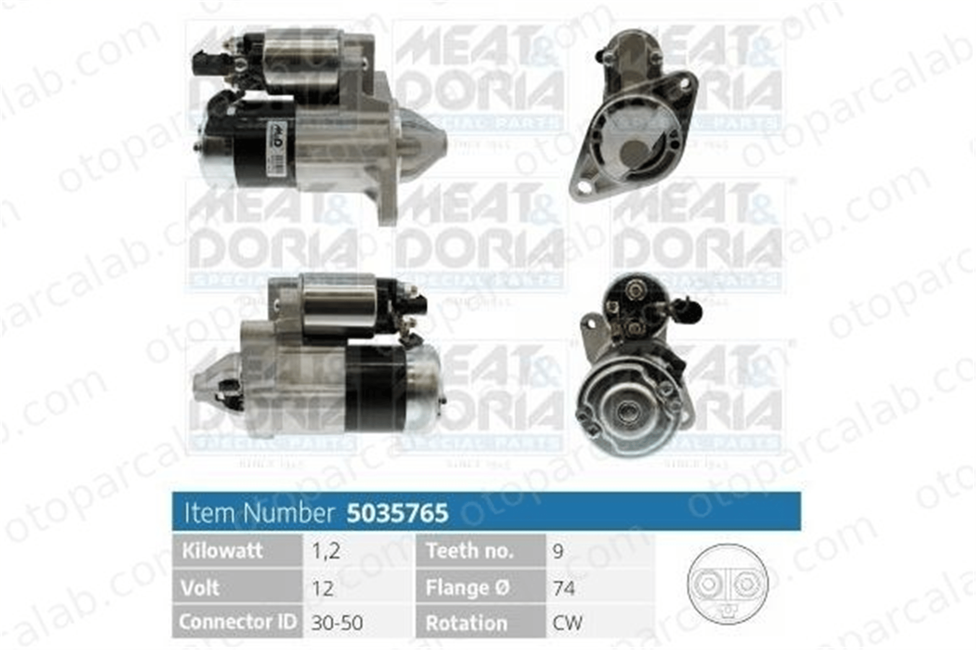 FIAT ORJINAL K05033067AB Marş Dinamosu CHRYSLER PT CRUISER SEBRING K05033067AB 5033067AA