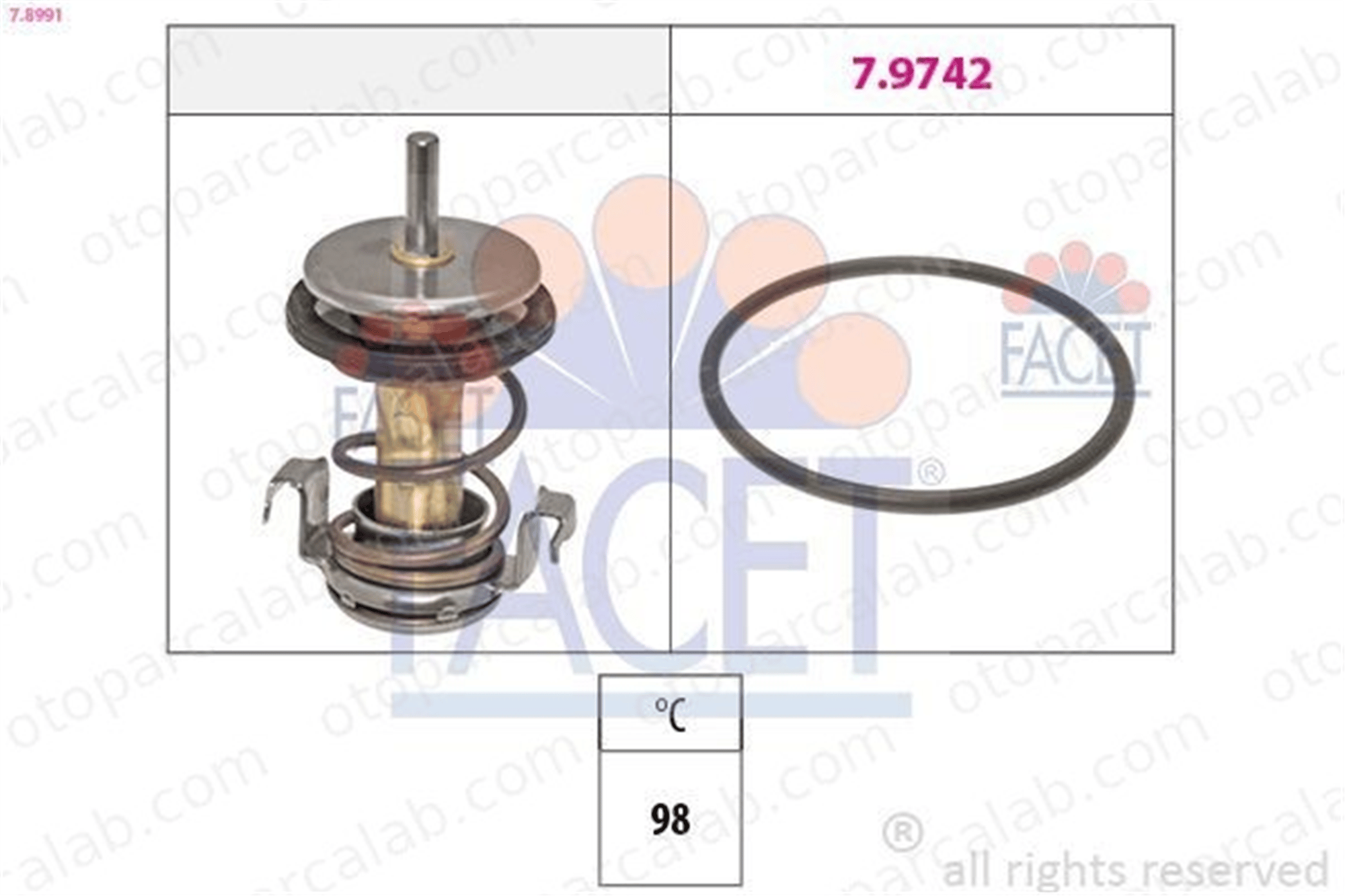 FIAT ORJINAL K68253514AA Termostat MASERATI GHIBLI III QUATTROPORTE VI K68253514AA 68253514AA