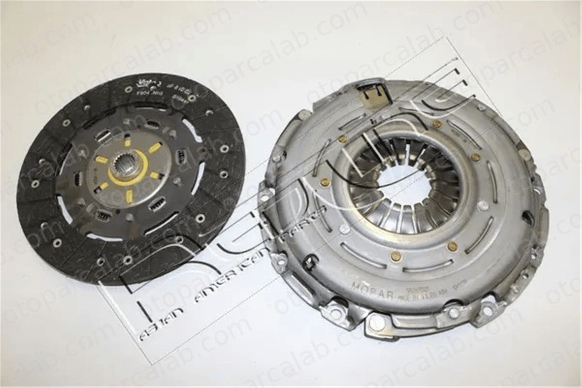 FIAT ORJINAL K68503933AA Debriyaj Seti FIAT 500X JEEP COMPASS K68503933AA 55261492