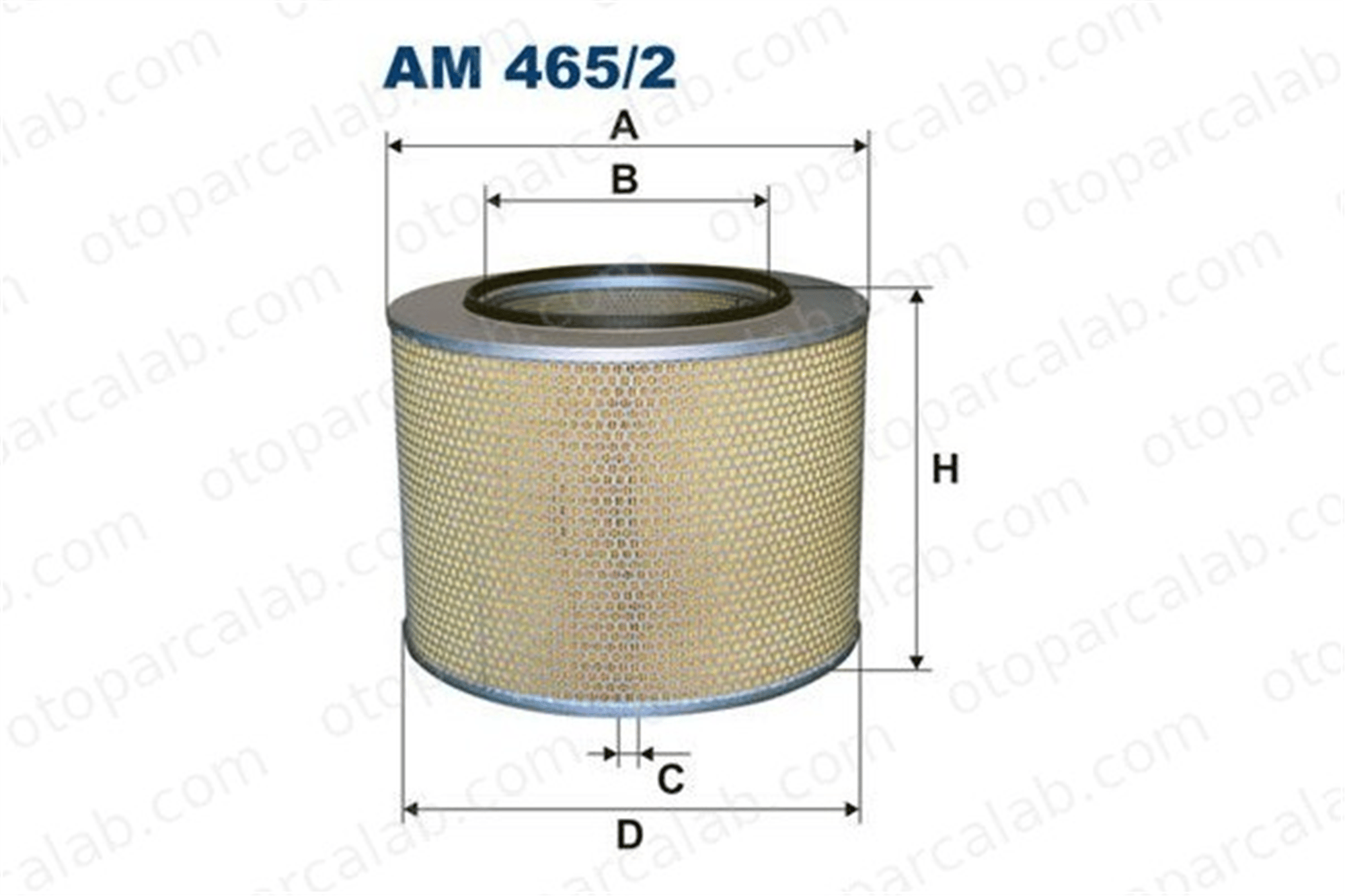 FILTRON AM 465/2 Hava Filtresi MERCEDES-BENZ AROCS ACTROS MP4 / MP5 A0030949104 30949104