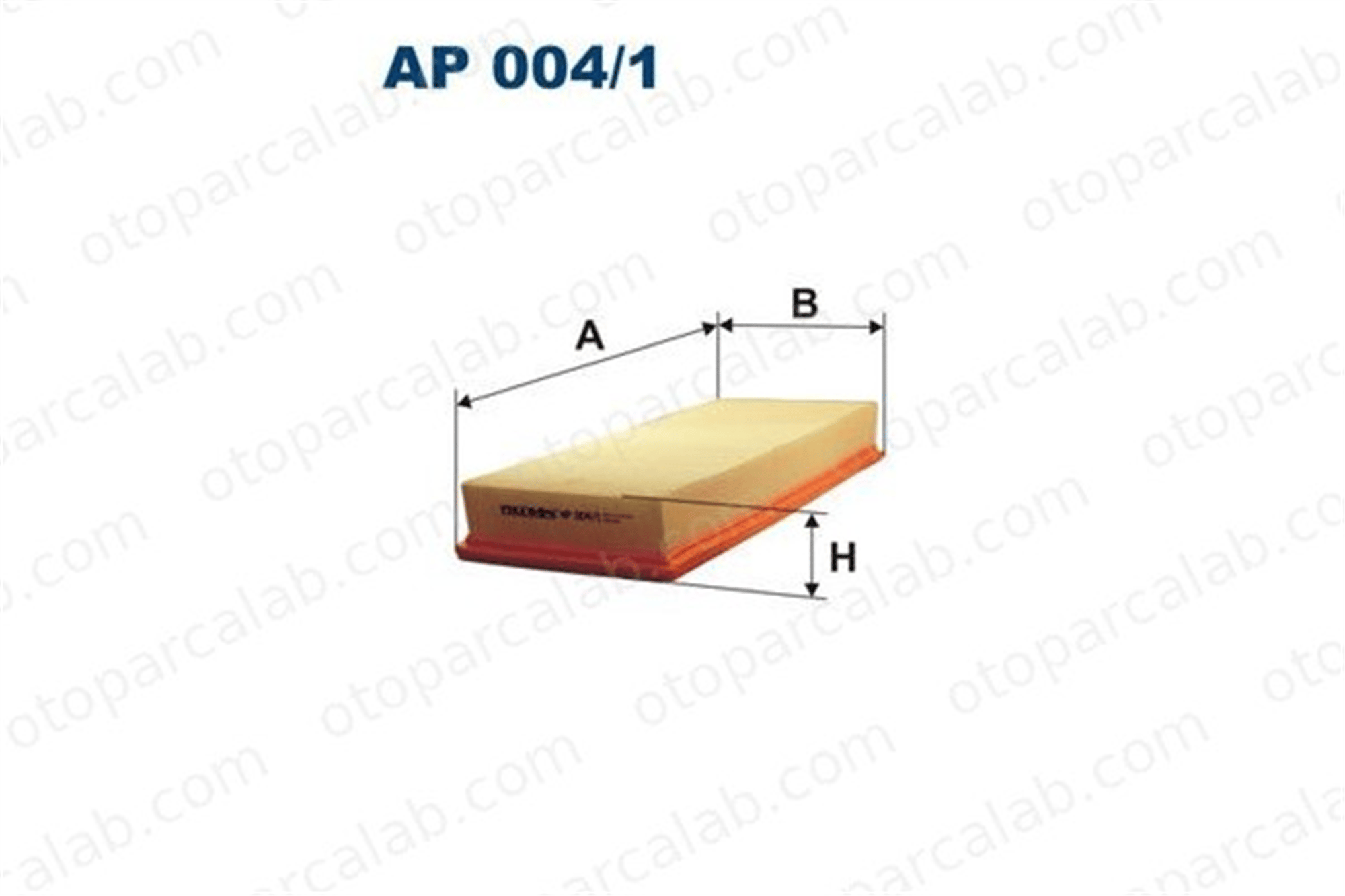 FILTRON AP 004/1 Hava Filtresi AUDI V8 100 C4 Avant PC2530E 77129620