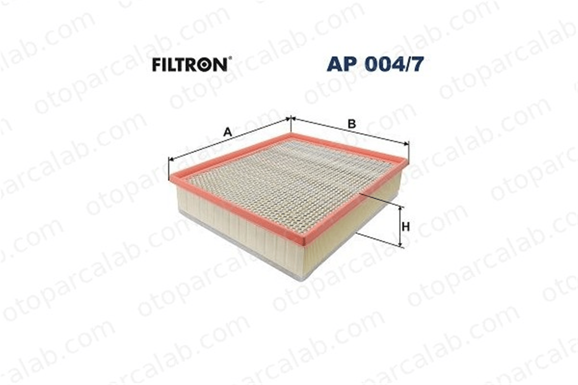 FILTRON AP 004/7 Hava Filtresi VW AMAROK AMAROK Platform şasi 2H0129620A 2H0129620D