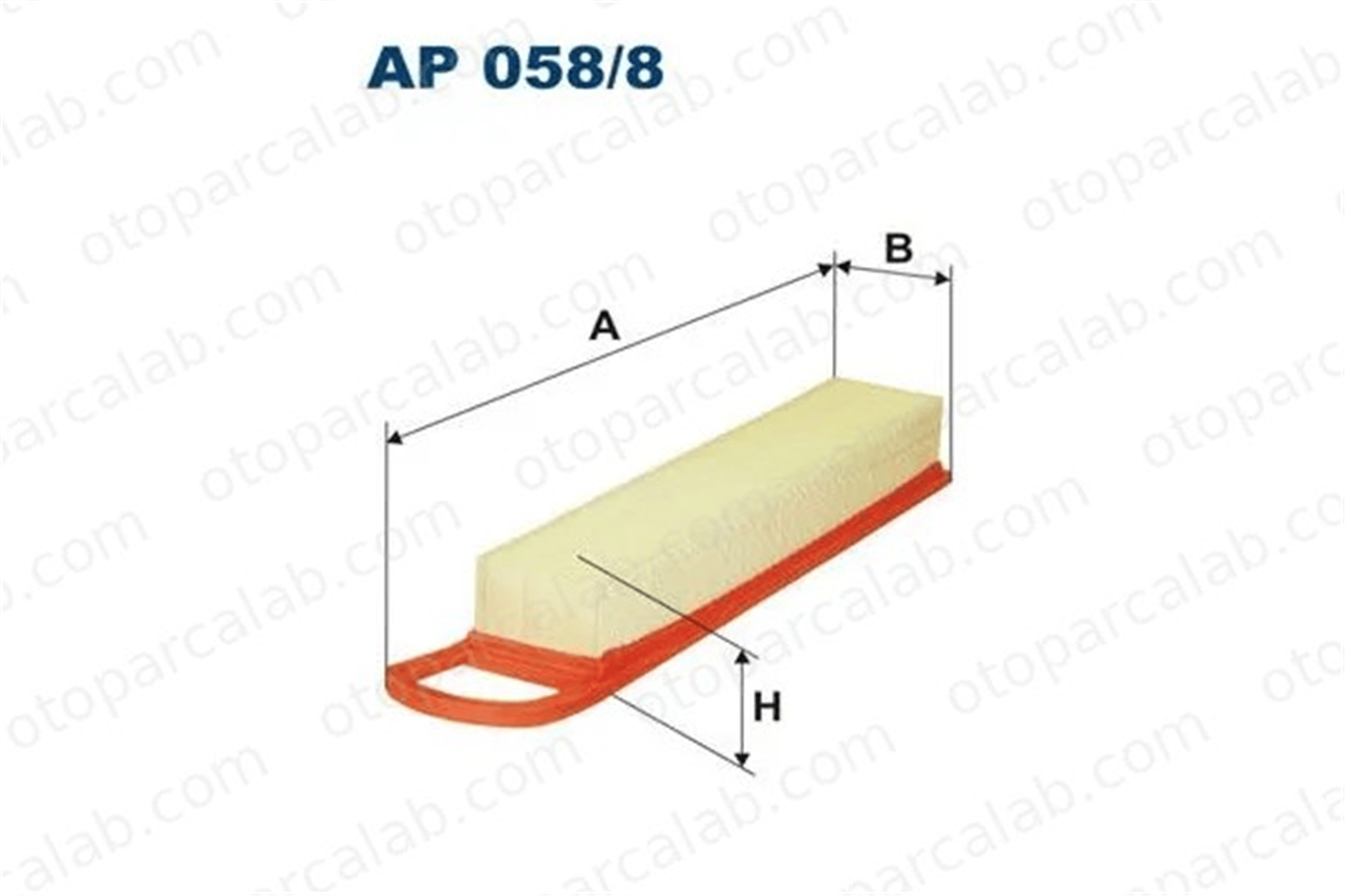 FILTRON AP 058/8 Hava Filtresi MINI MINI CITROËN C3 PICASSO 13717534822 13717534825