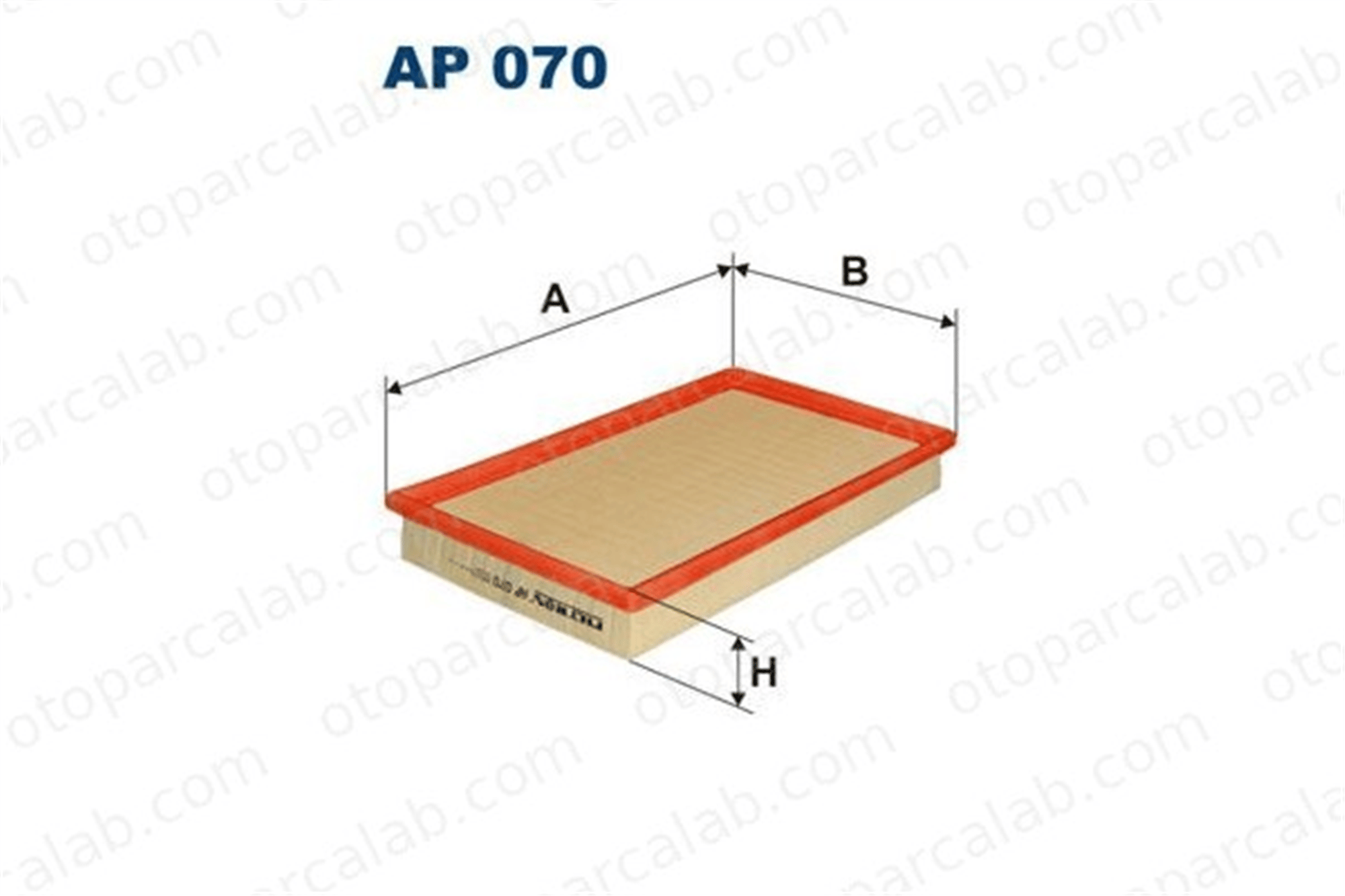 FILTRON AP 070 Hava Filtresi PORSCHE 944 924 PC2412E 94411018602