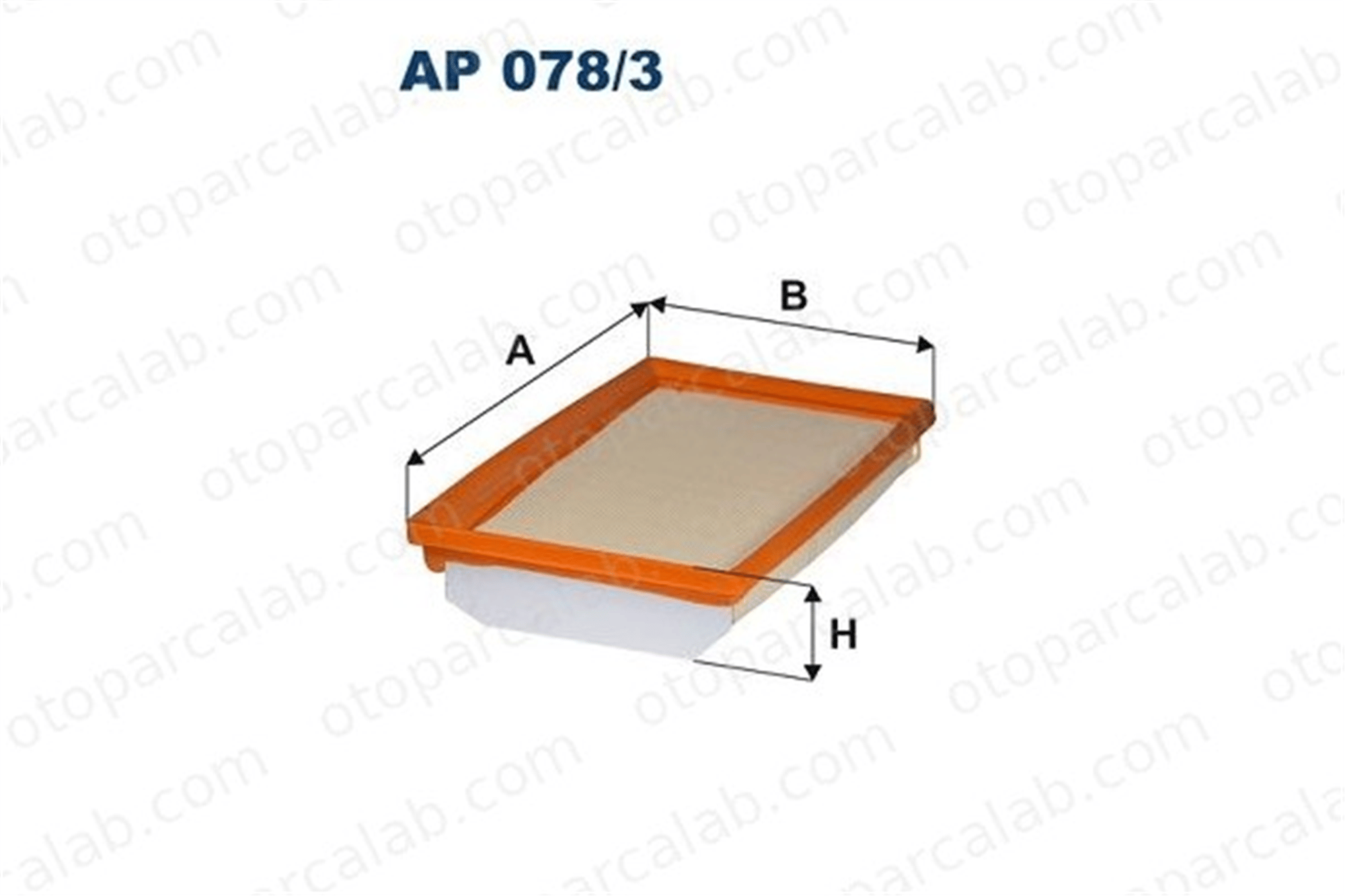 FILTRON AP 078/3 Hava Filtresi FIAT TIPO Hatchback TIPO Station wagon 52027683 68361377AA