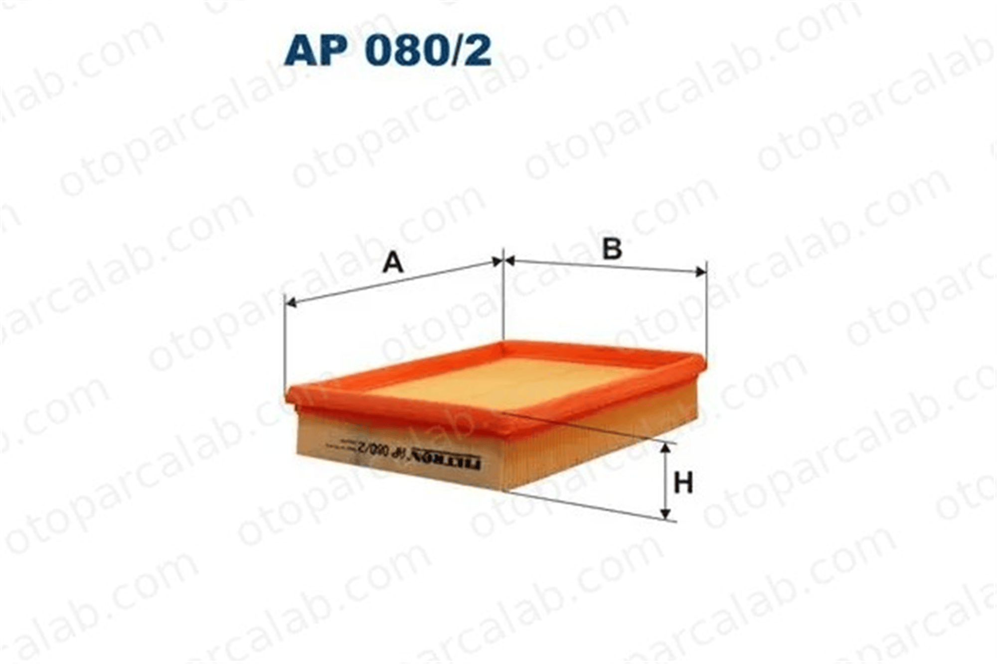 FILTRON AP 080/2 Hava Filtresi PEUGEOT 206 Hatchback CITROËN XSARA PICASSO 1444J5 1444VS