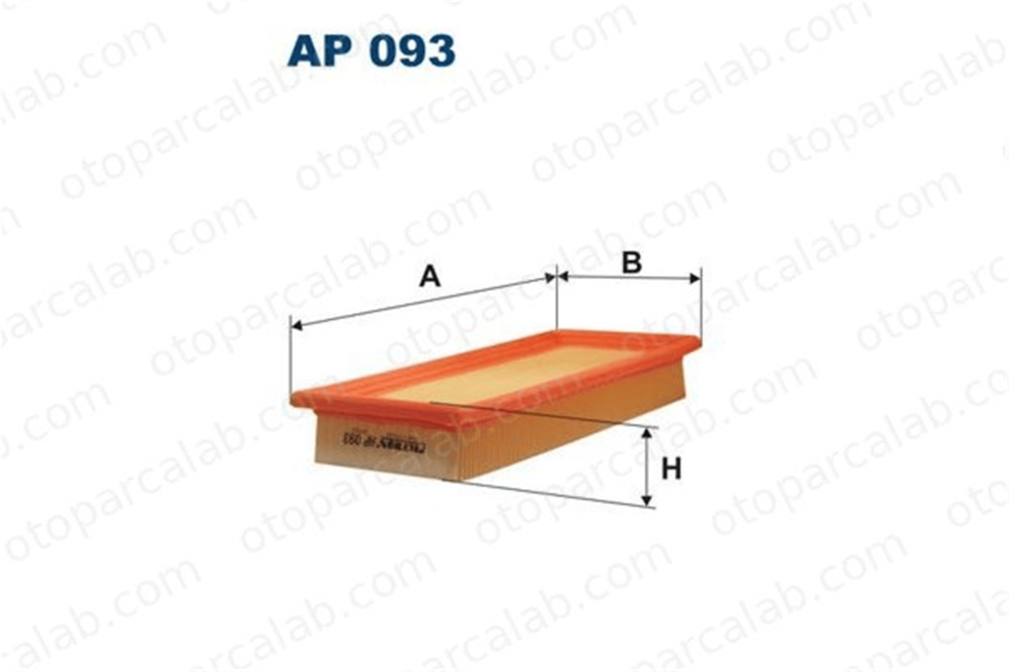 FILTRON AP 093 Hava Filtresi FIAT PUNTO PUNTO Van 71736145 71754227
