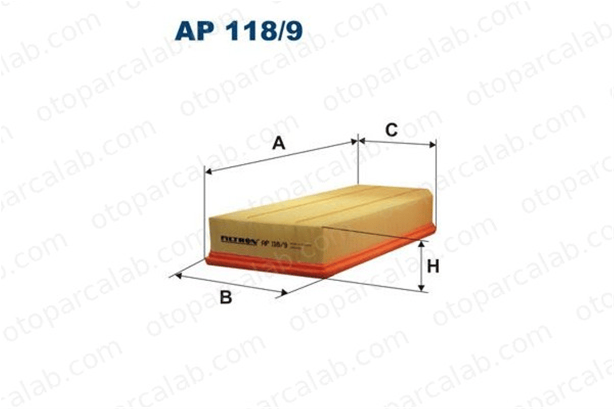 FILTRON AP 118/9 Hava Filtresi MERCEDES-BENZ C-SERISI C-SERISI T-Model A6110940104 6110940004