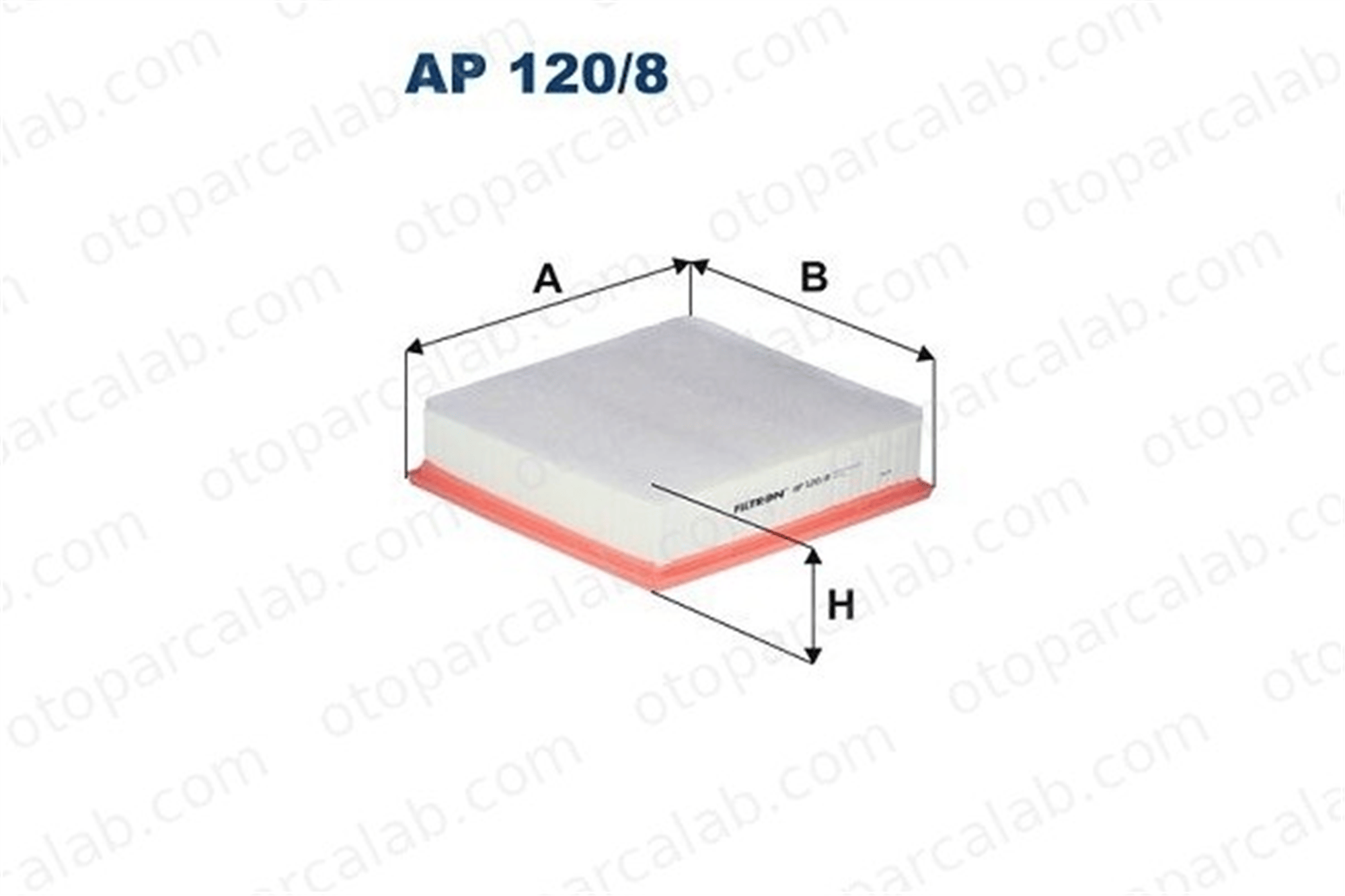 FILTRON AP 120/8 Hava Filtresi ISUZU D-MAX II 98140265 8981402650