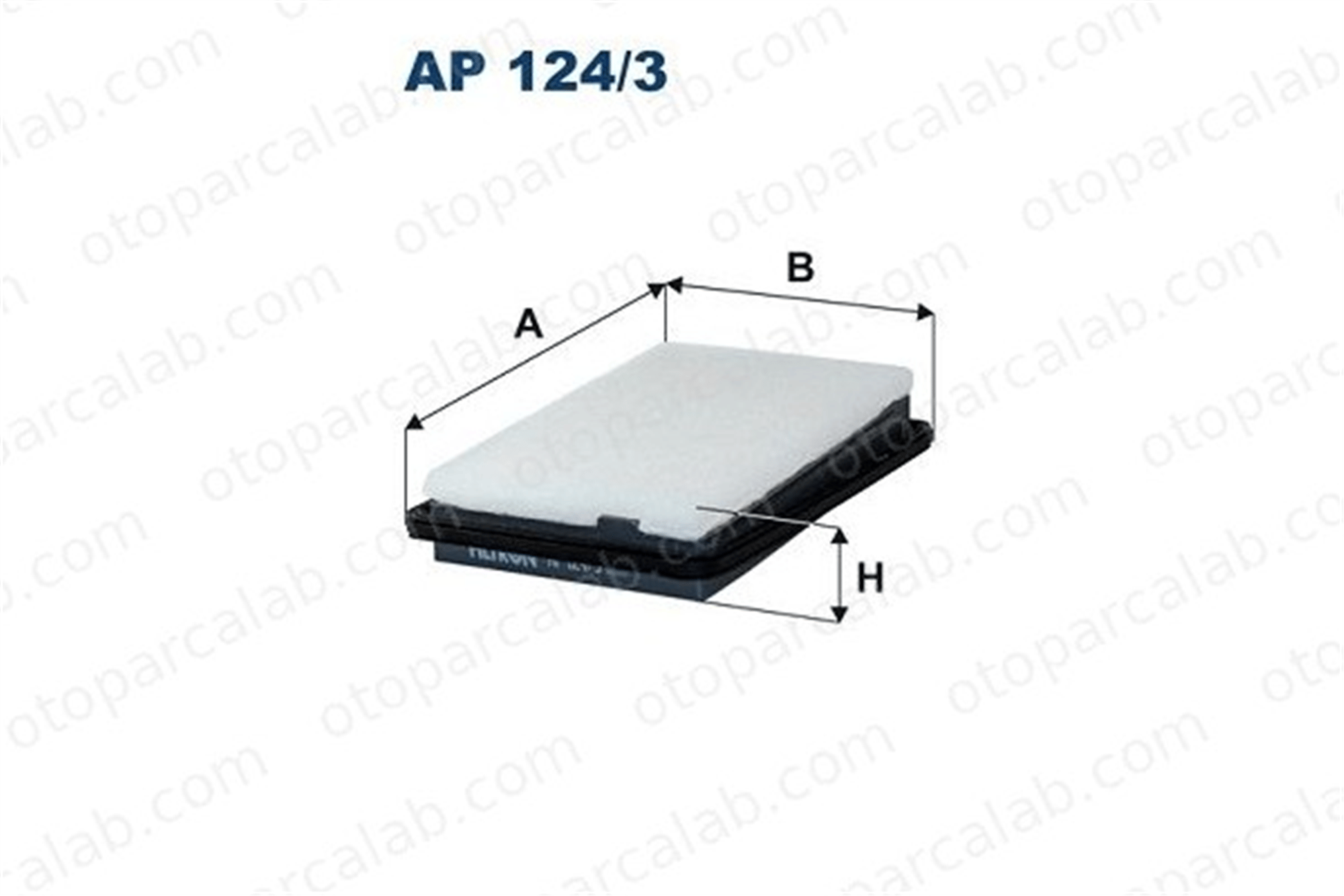 FILTRON AP 124/3 Hava Filtresi RENAULT KADJAR NISSAN QASHQAI II SUV 165464EA0C 165004EA0C