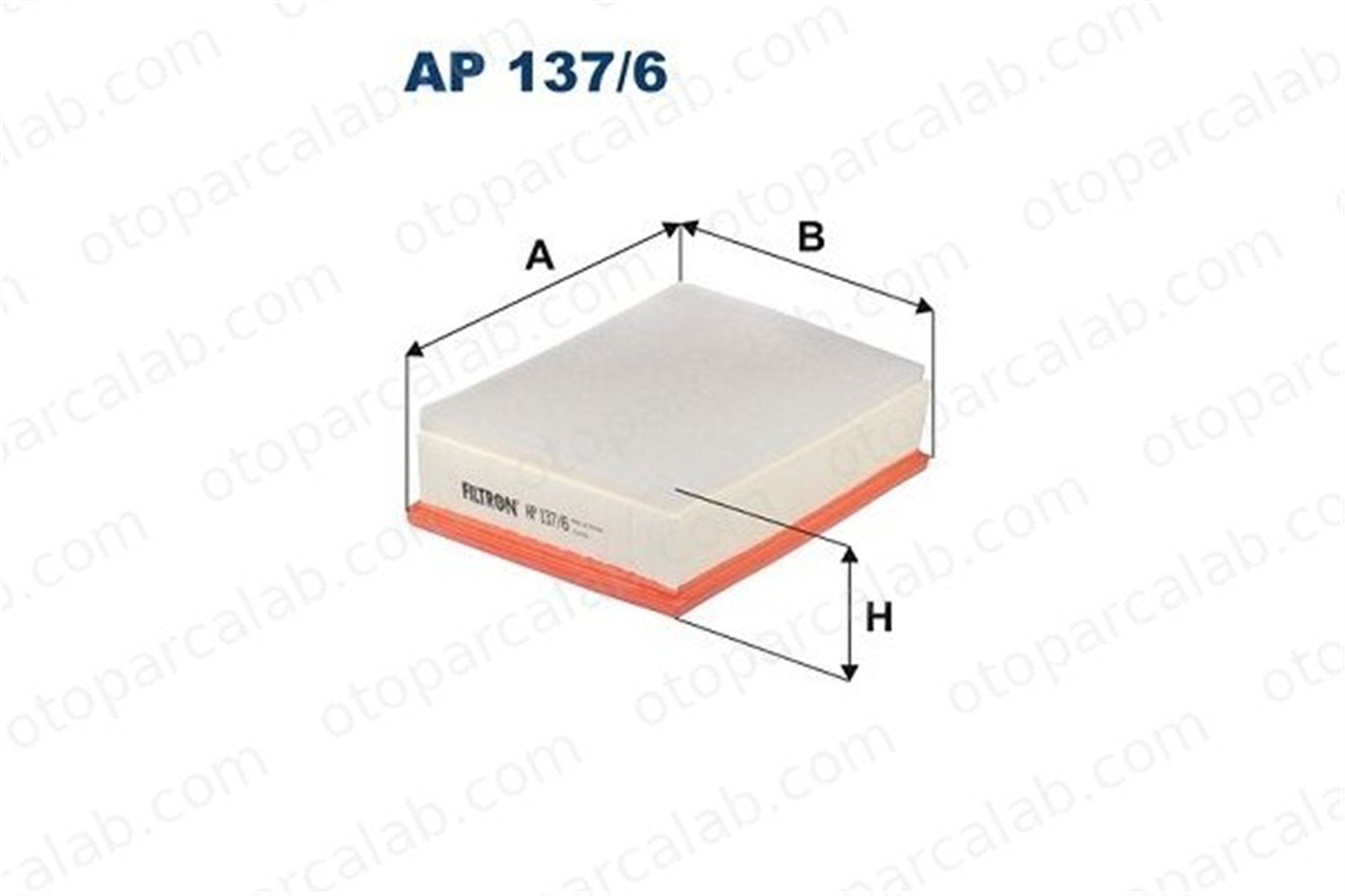 FILTRON AP 137/6 Hava Filtresi OPEL MOVANO B Panelvan/Van MOVANO B Platform şasi 1654600Q1L 1654600Q2G