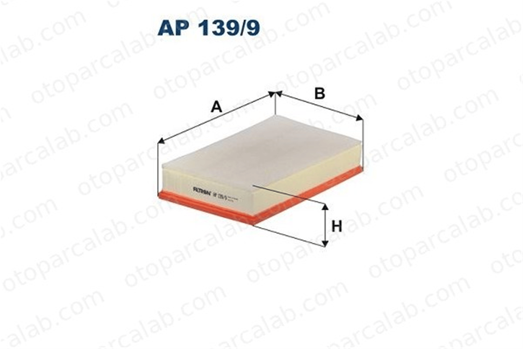 FILTRON AP 139/9 Hava Filtresi AUDI A3 Sportback A3 Limousine 3Q0129620A