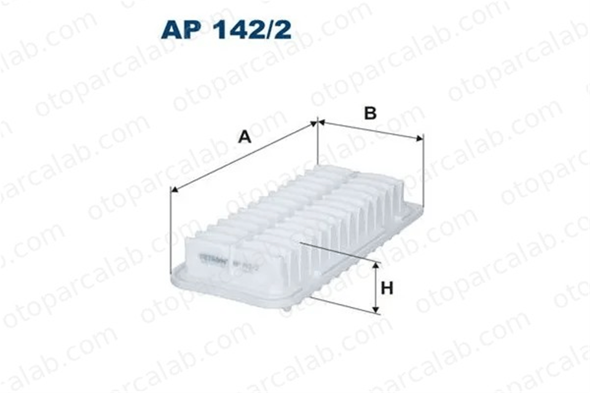 FILTRON AP 142/2 Hava Filtresi TOYOTA YARIS YARIS VERSO 1780121030 178010Y010