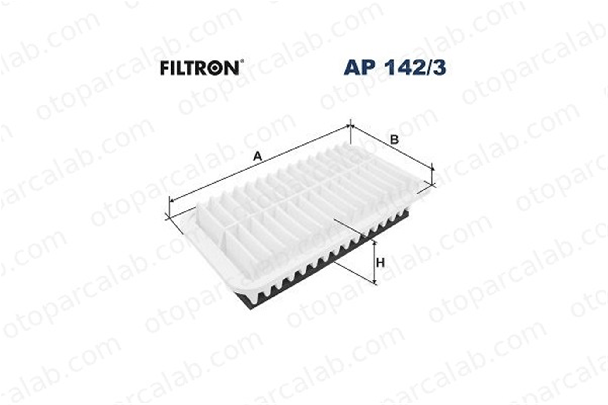 FILTRON AP 142/3 Hava Filtresi TOYOTA AVENSIS AVENSIS Station wagon 178010D011 16546JB000