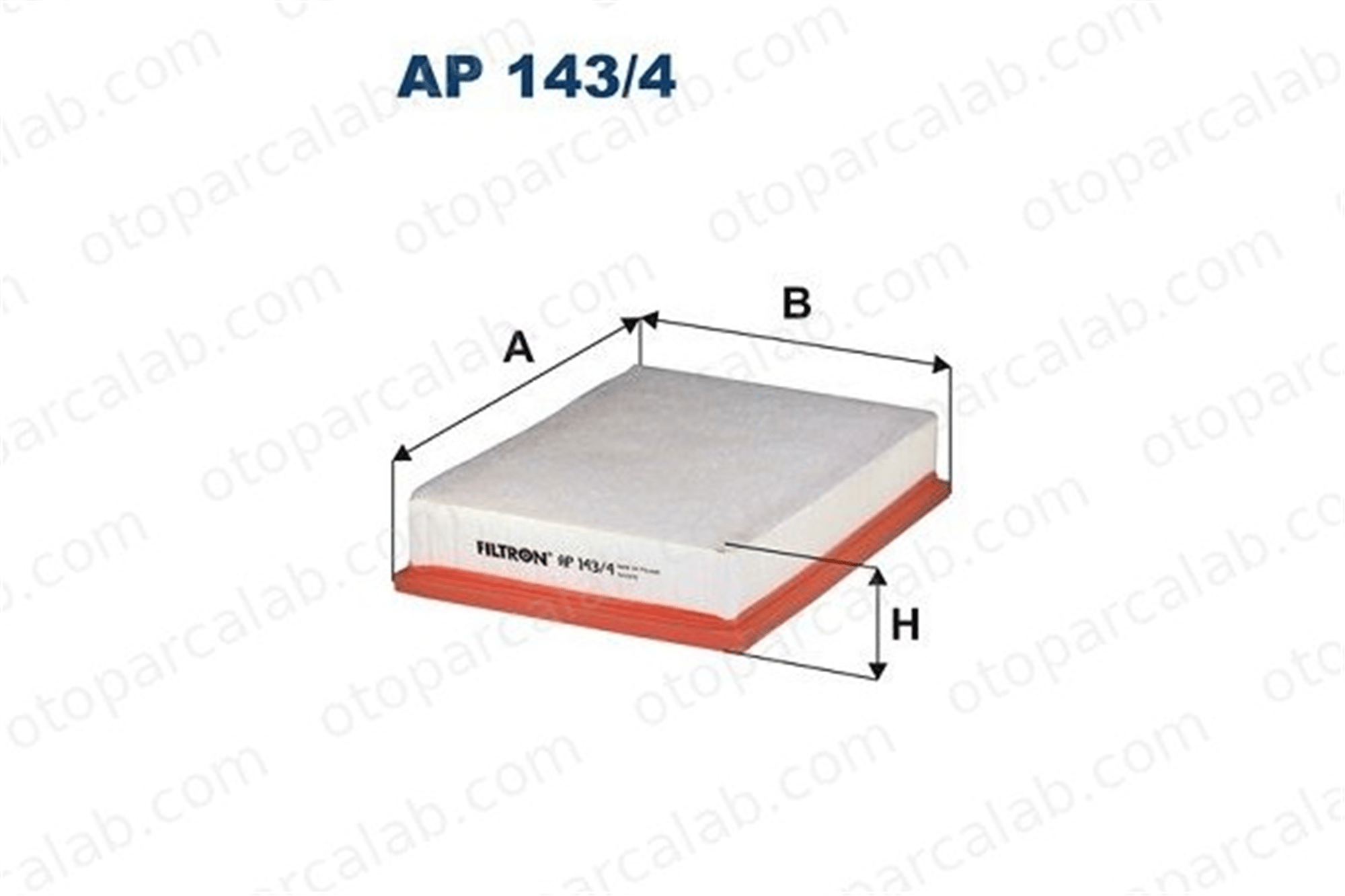FILTRON AP 143/4 Hava Filtresi TOYOTA AVENSIS Sedan AVENSIS Station wagon 17801YV020 13713465456