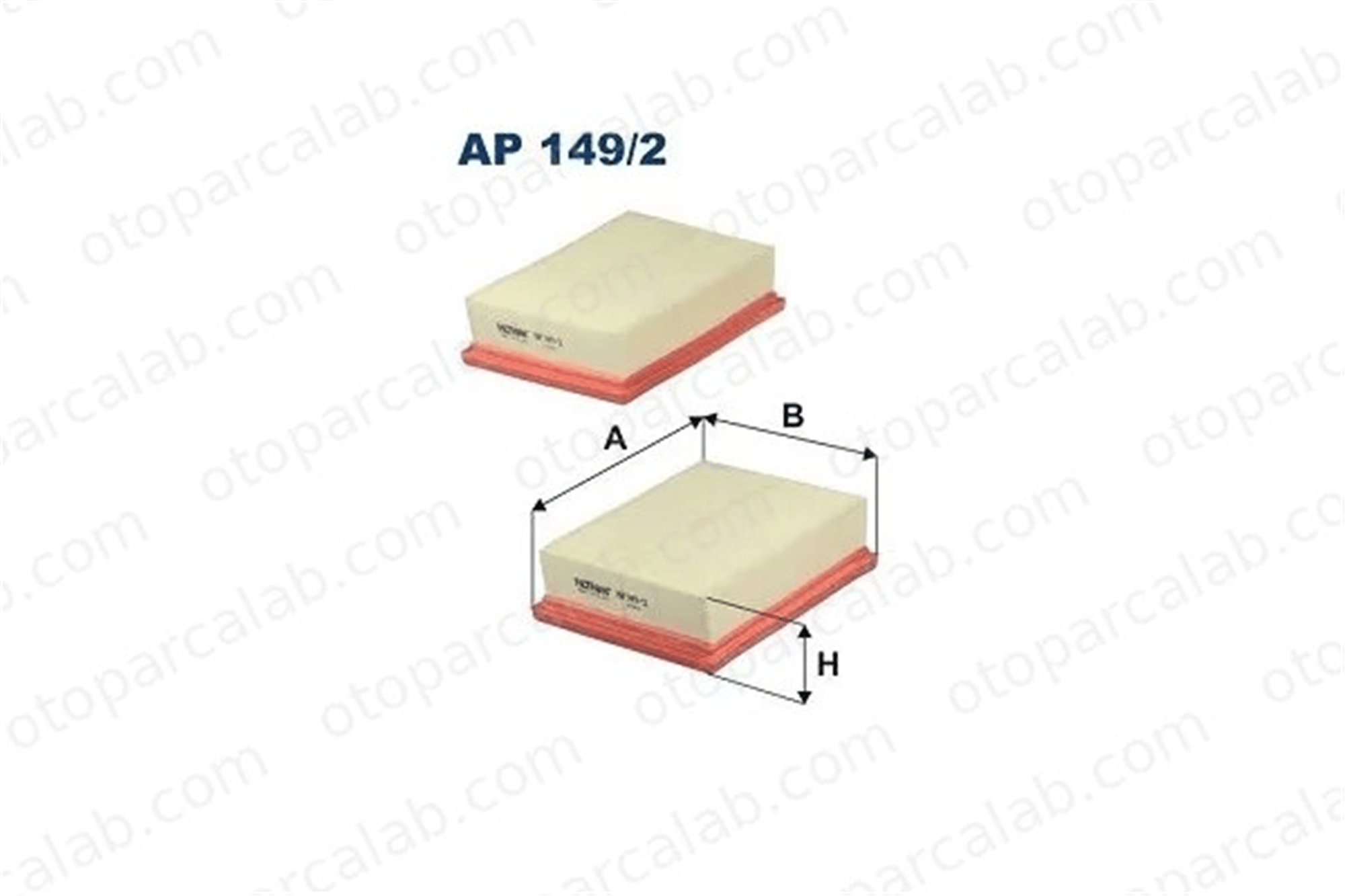 FILTRON AP 149/2-2x Hava Filtresi SEAT AROSA VW LUPO I 30129620C 030129620C