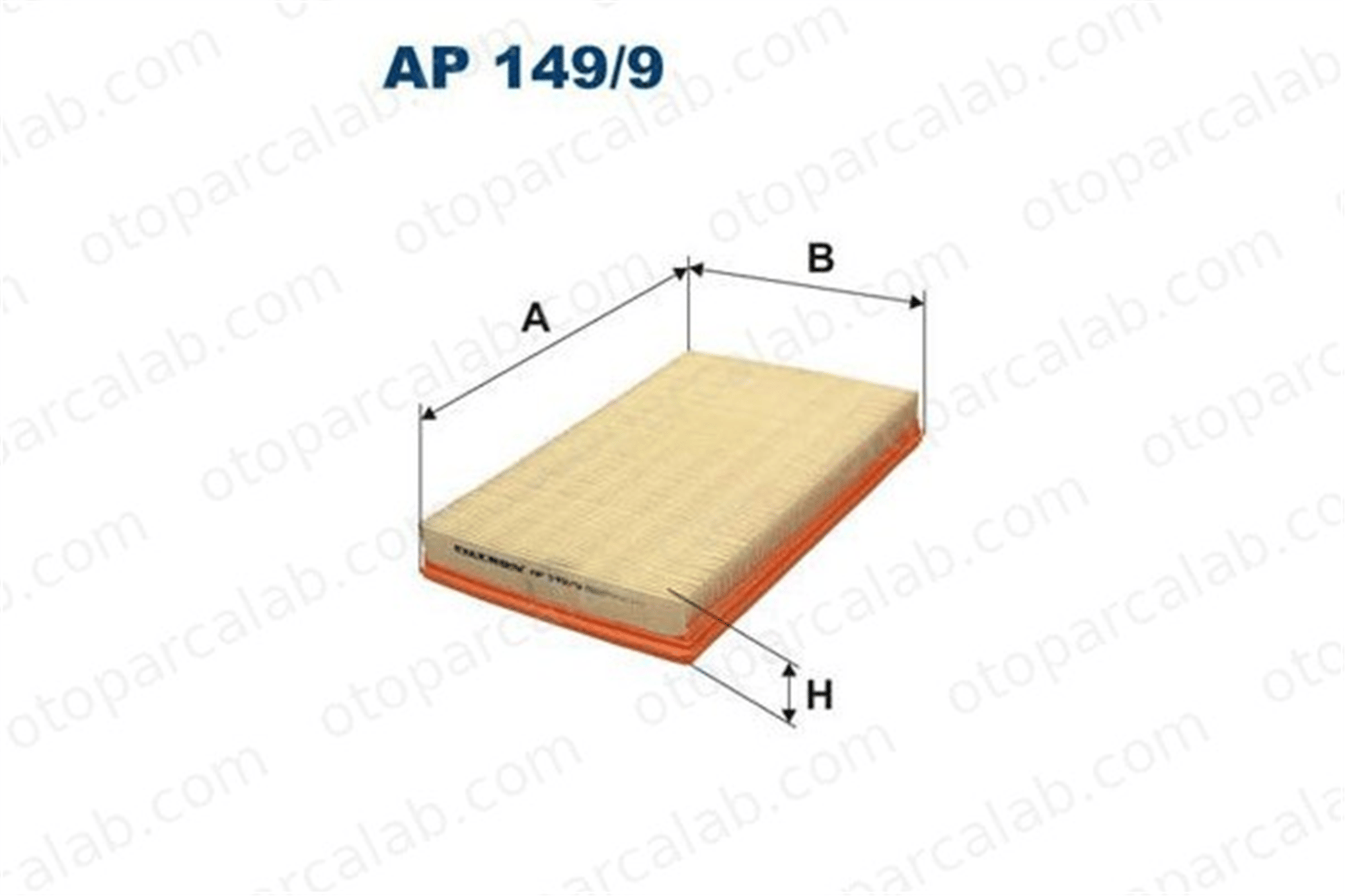 FILTRON AP 149/9 Hava Filtresi VW FOX Hatchback XL1 PC3214E 30129620F