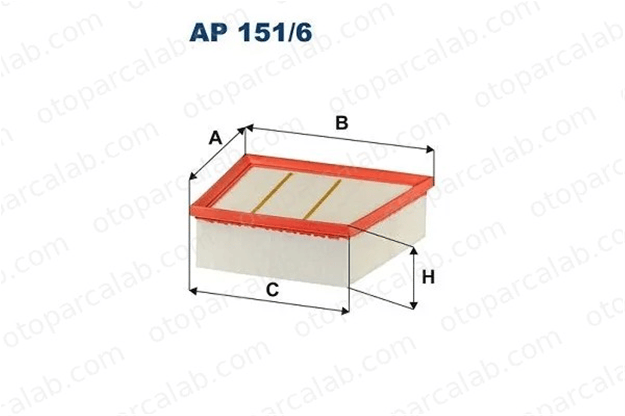 FILTRON AP 151/6 Hava Filtresi FORD FIESTA VII ECOSPORT 2066235 GN159601AA