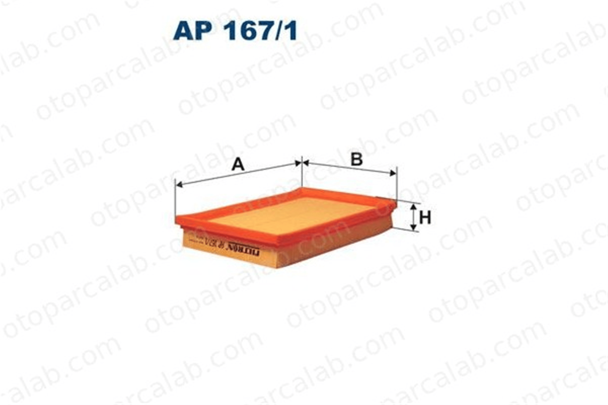 FILTRON AP 167/1 Hava Filtresi TOYOTA COROLLA COROLLA Compact 1780102060 1780102060A
