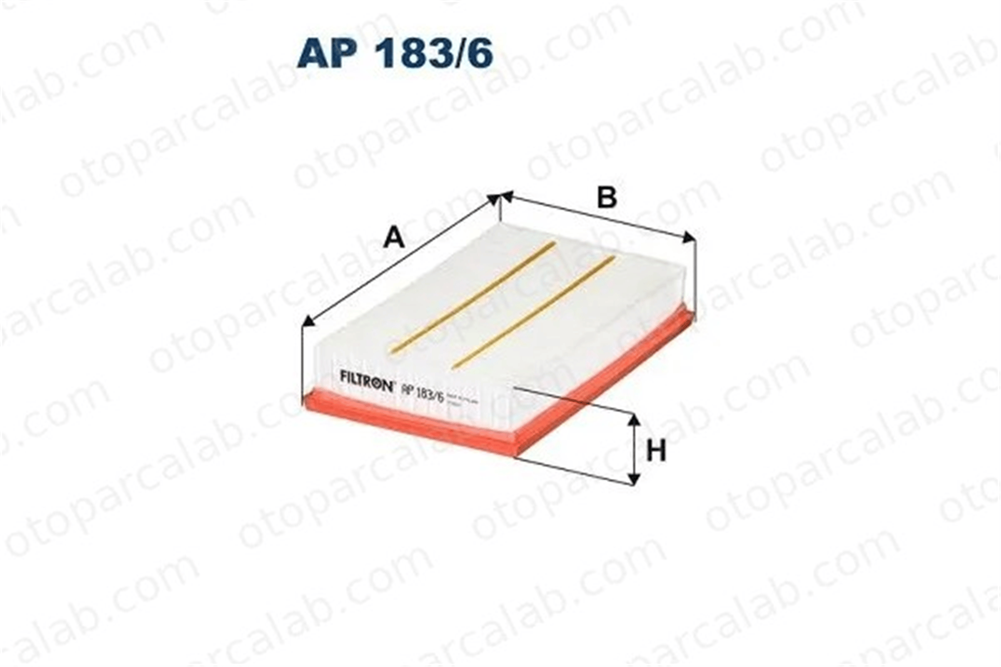 FILTRON AP 183/6 Hava Filtresi SEAT LEON AUDI A3 Sportback 2624312 5Q0129607BD
