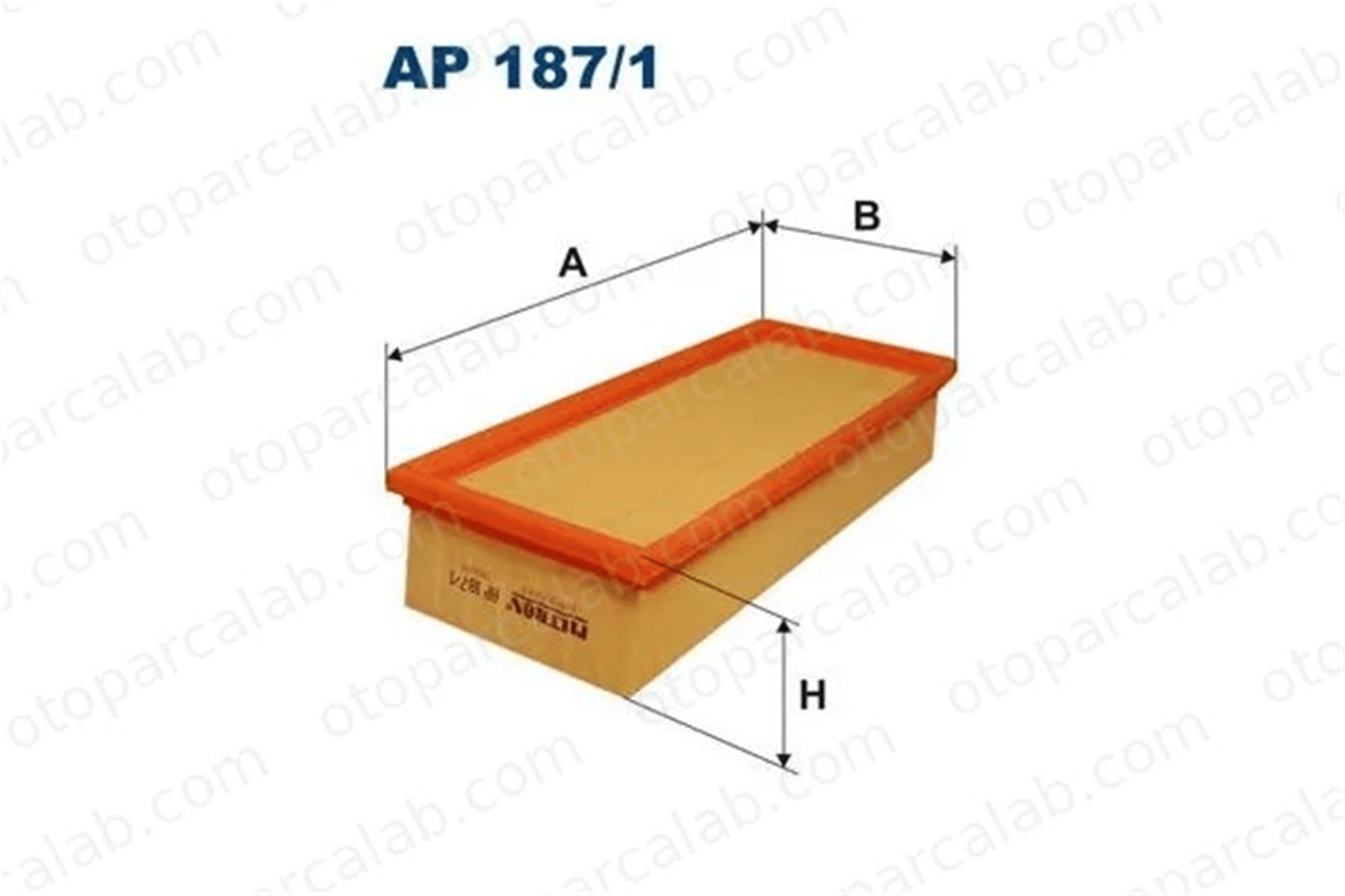 FILTRON AP 187/1 Hava Filtresi ROVER 400 II 400 II Hatchback 17200P9M 17200P9ME00
