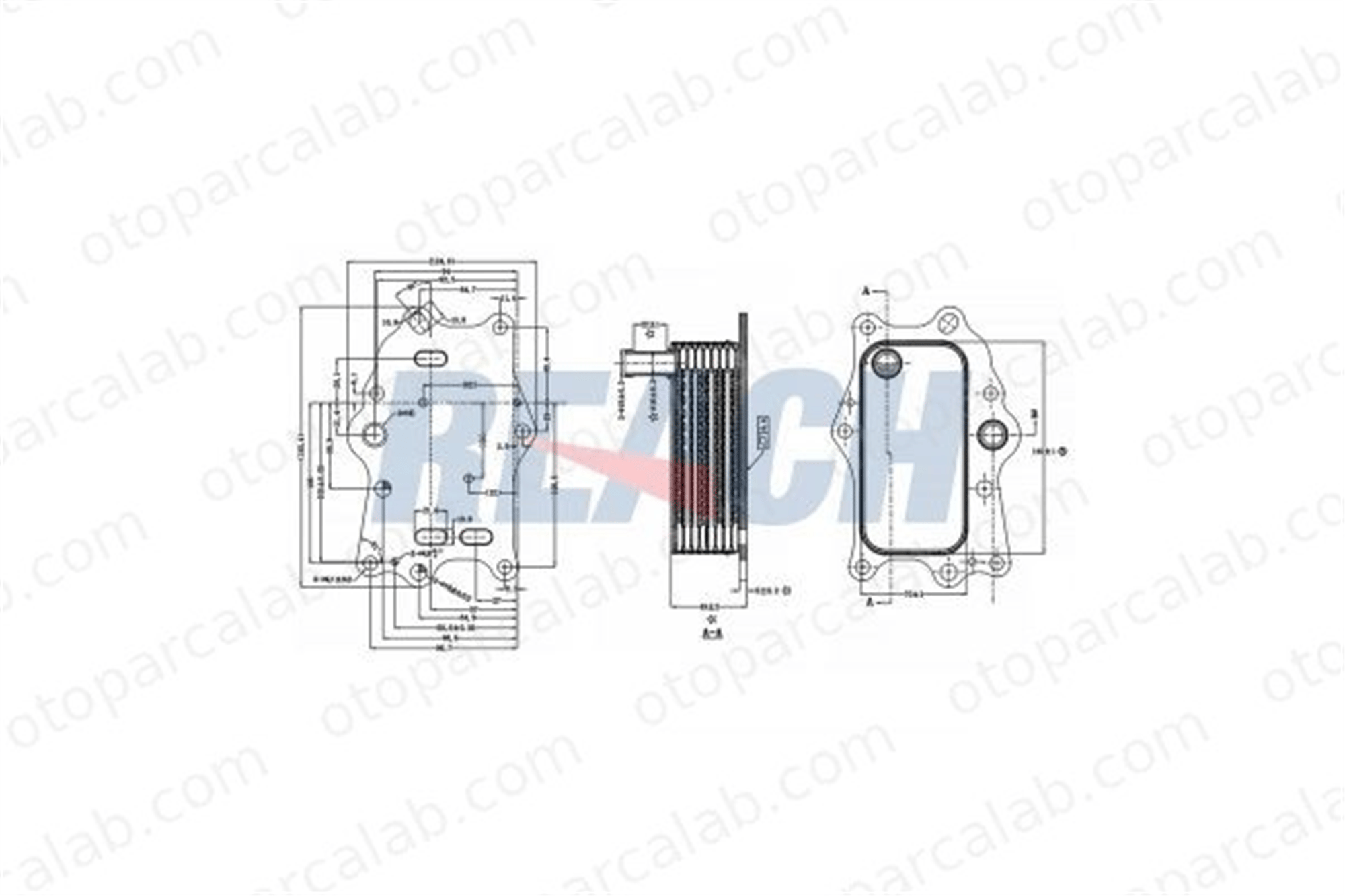 FITPART FIT04010004O Motor Yağ Soğutucu CHEVROLET CAPTIVA OPEL ANTARA A 96868256 4820862