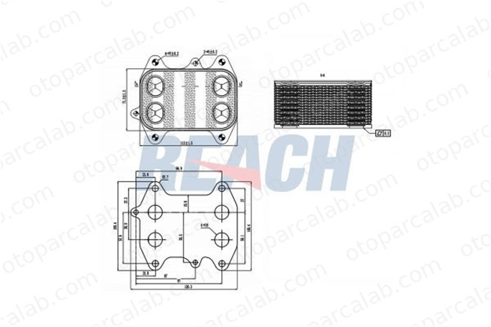 FITPART FIT04010032W Motor Yağ Soğutucu AUDI A4 B8 A4 B8 Avant 3L117021C 3L117021B