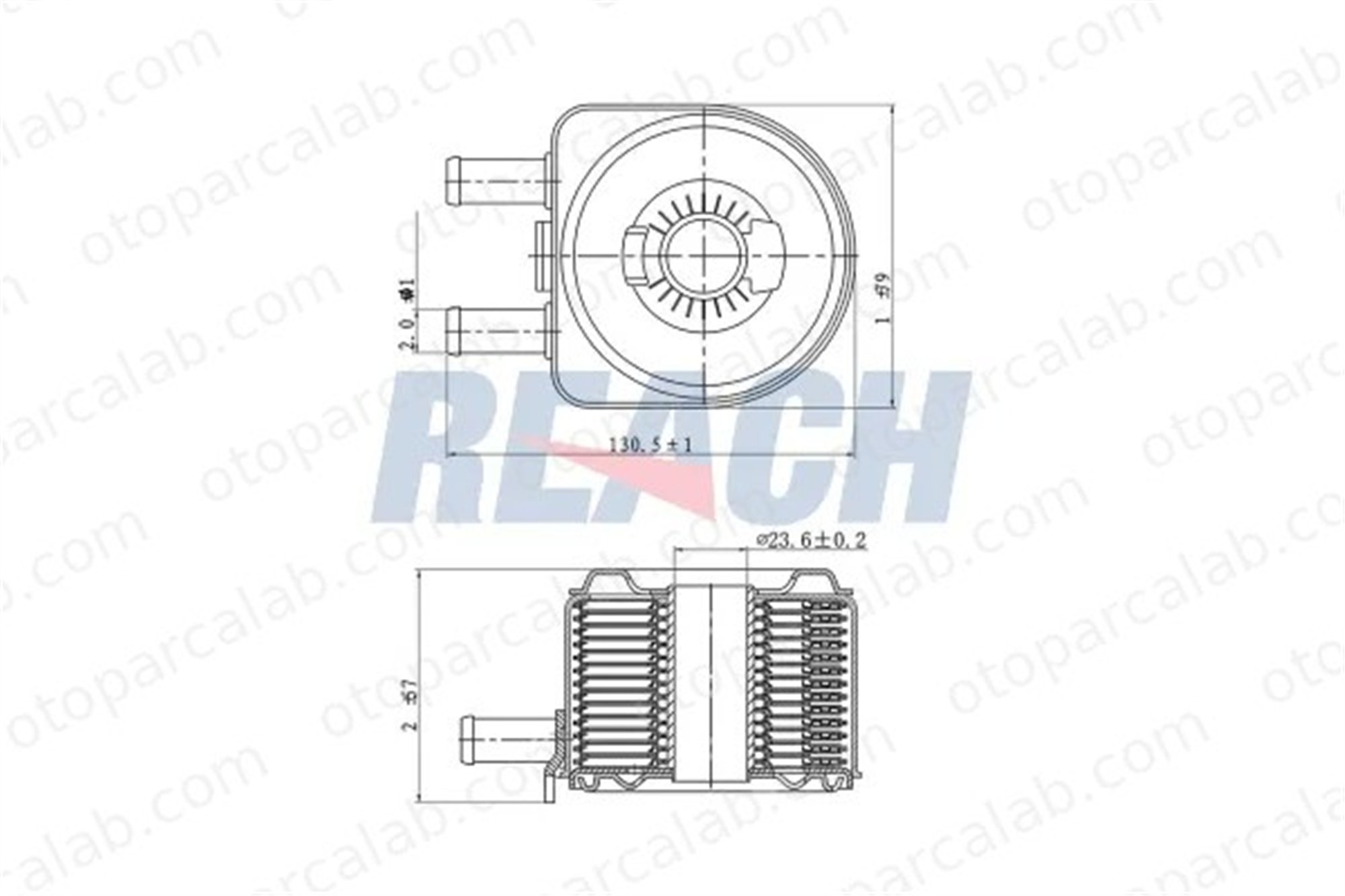 FITPART FIT04010048P Motor Yağ Soğutucu PEUGEOT 406 406 Break 1103H4 1103N1
