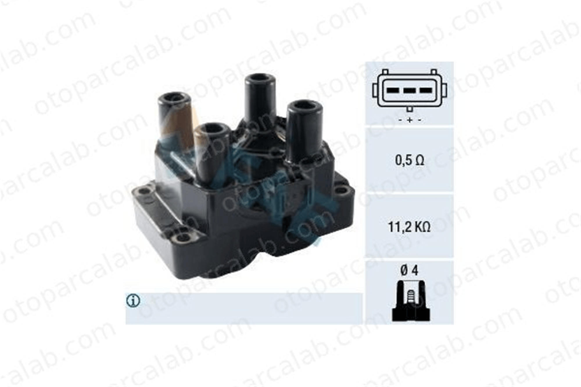 FITPART FIT12005189O Ateşleme Bobini OPEL OMEGA B ASTRA F Station wagon 1208065 90443900