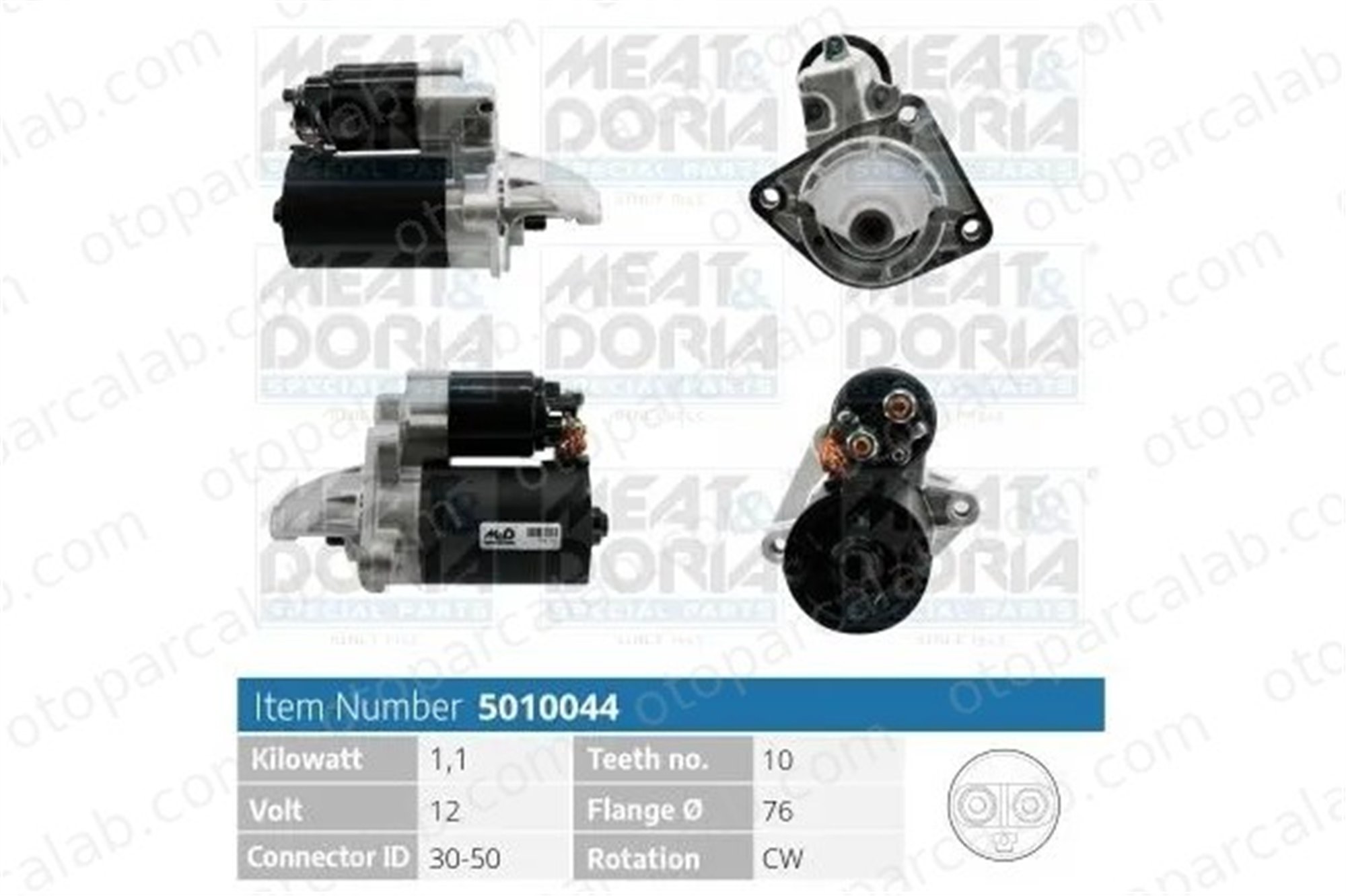 FOMOCO 4M5T11000CA Marş Dinamosu FORD FIESTA V FIESTA IV 4M5T11000CA 1344589