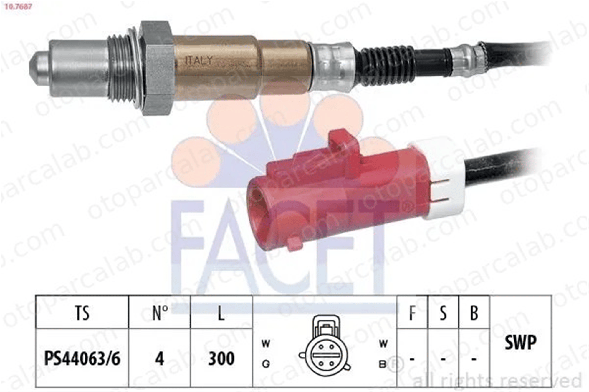 FOMOCO 8V219G444AC Oksijen (Lambda) Sensörü FORD FIESTA V FUSION 8V219G444AC 1148070