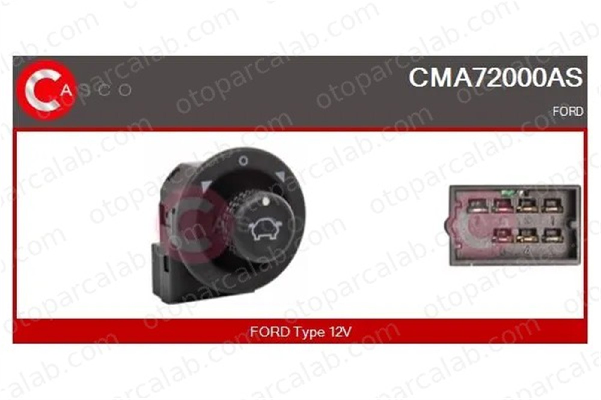 FOMOCO 93BG17B676BB Ayna Kumanda Düğmesi FORD TRANSIT Panelvan/Van TRANSIT Platform şasi 93BG17B676BB 4385008