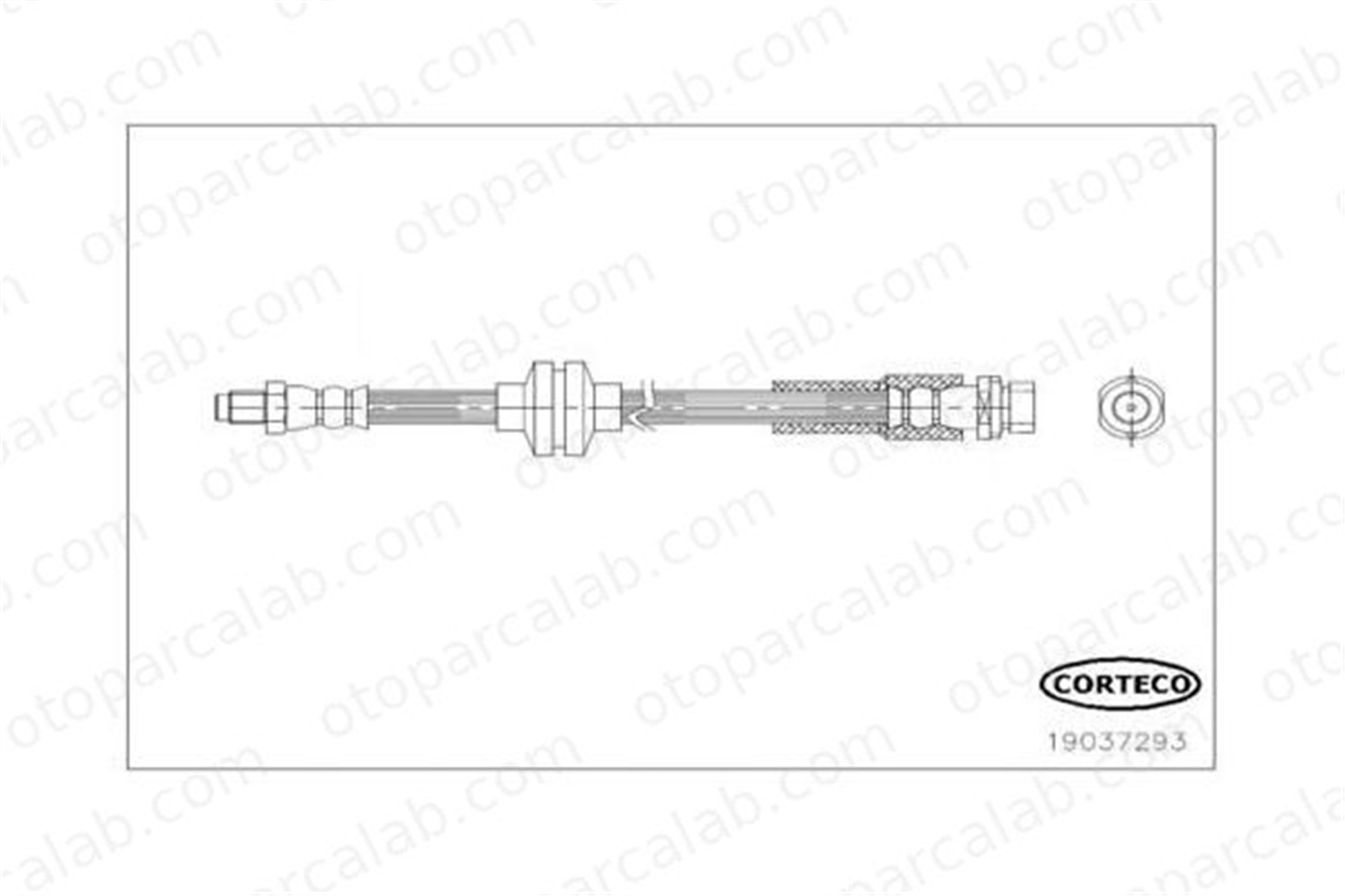FOMOCO AV612282AC Fren Hortumu Arka Sağ veya Sol FORD FOCUS III C-MAX II AV612282AC 1681131